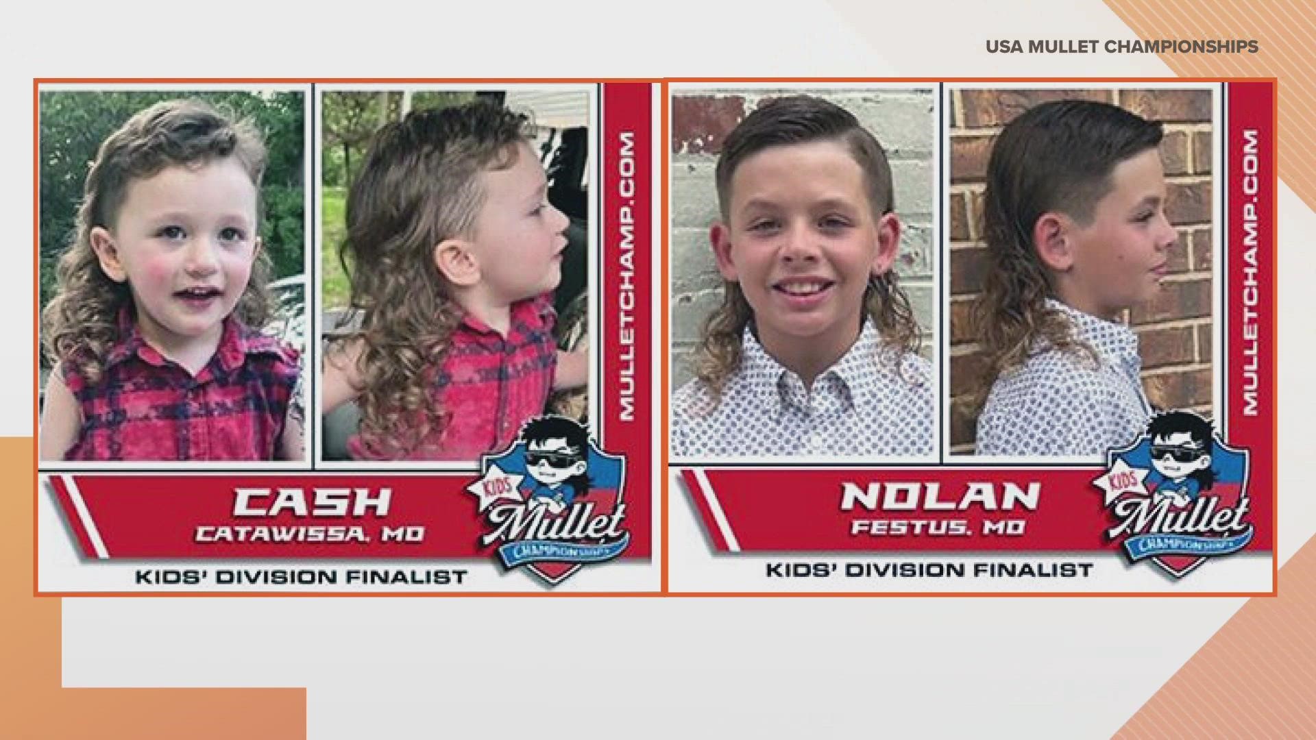 Four Missouri kids finalists in U.S.A. Mullet Championship