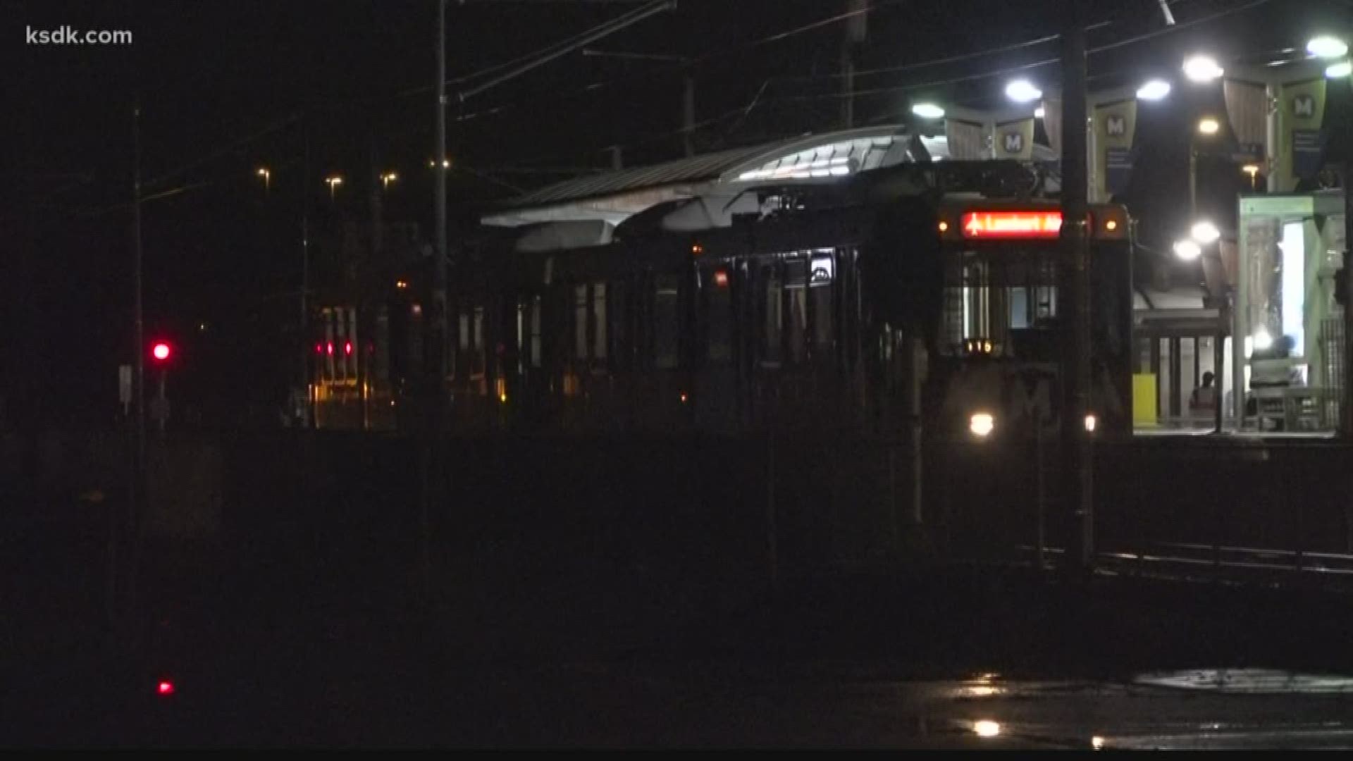 Trains are running on schedule and passengers shouldn't see any delays, MetroLink said