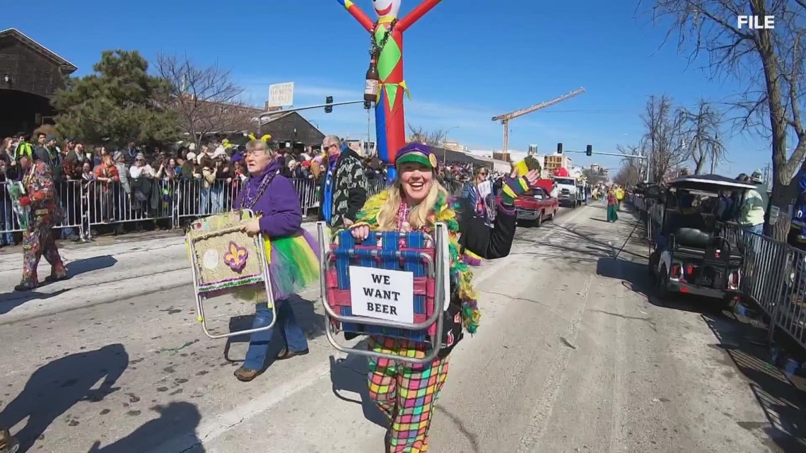 mardi gras safety harness