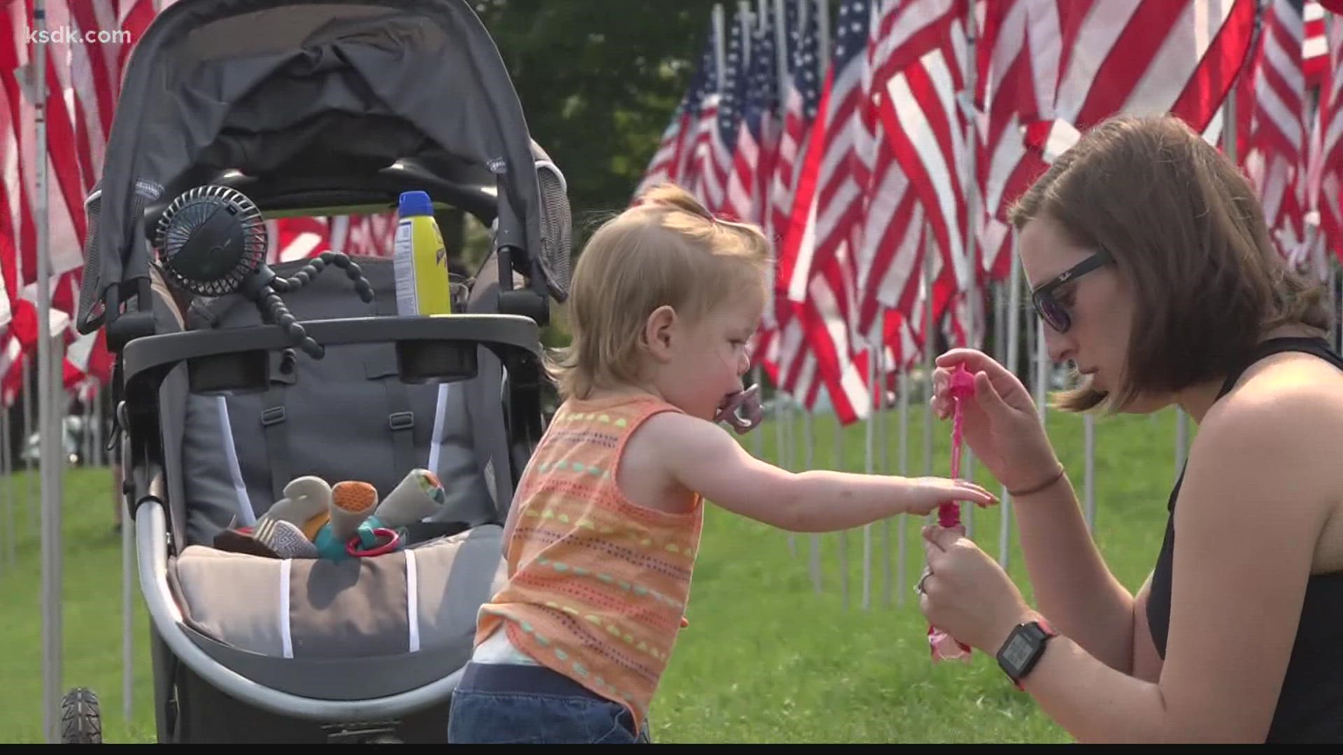 Volunteers read the names of service members and first responders killed since 9-11 for more than 15 hours.