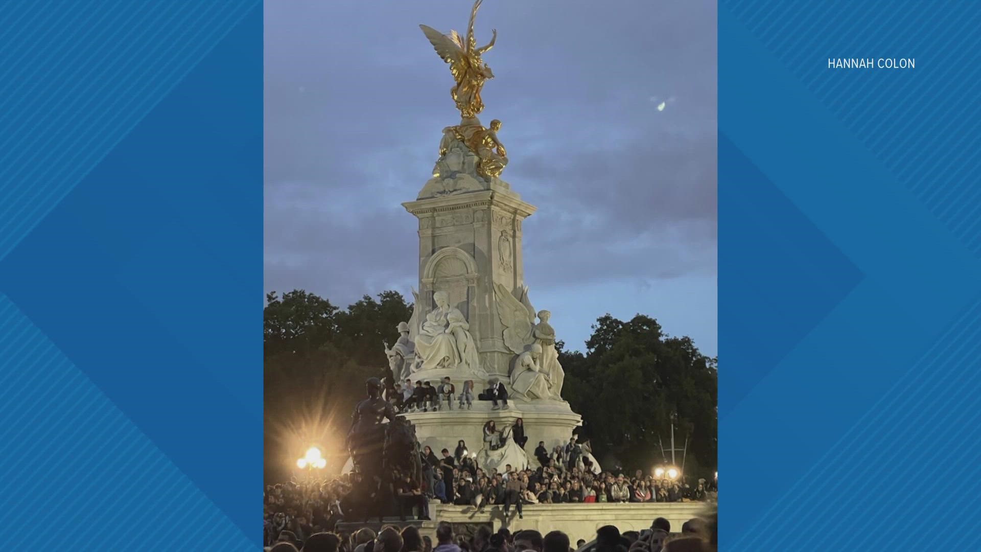 Hannah Colon spent the day in London on the day the Queen died. She describes her experiences there as she returned to St. Louis.