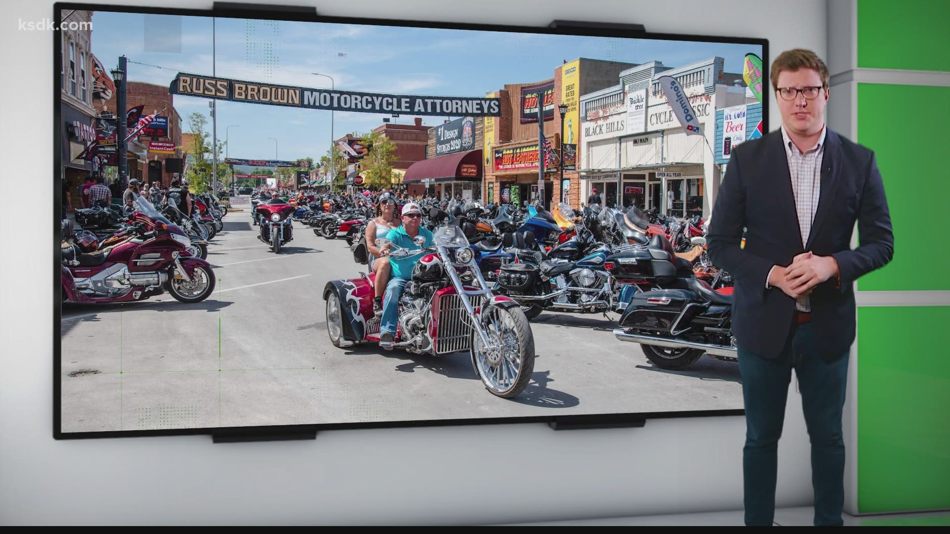 A recent study estimated nearly 265,000 COVID-19 cases could be linked to the Sturgis Motorcycle Rally in August.
