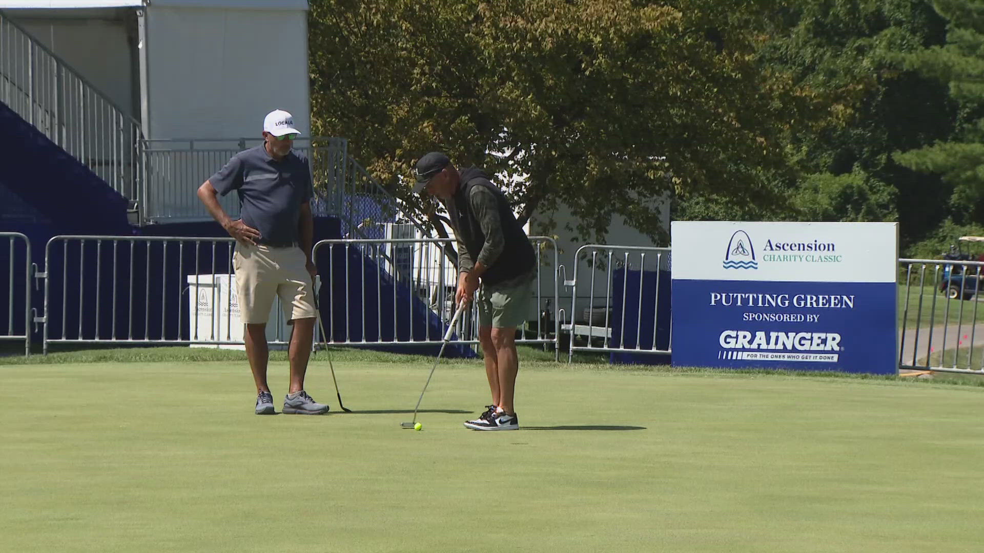 The stars are out on the putting green at Norwood Hills. The Ascension Charity Classic runs through Sept. 8.