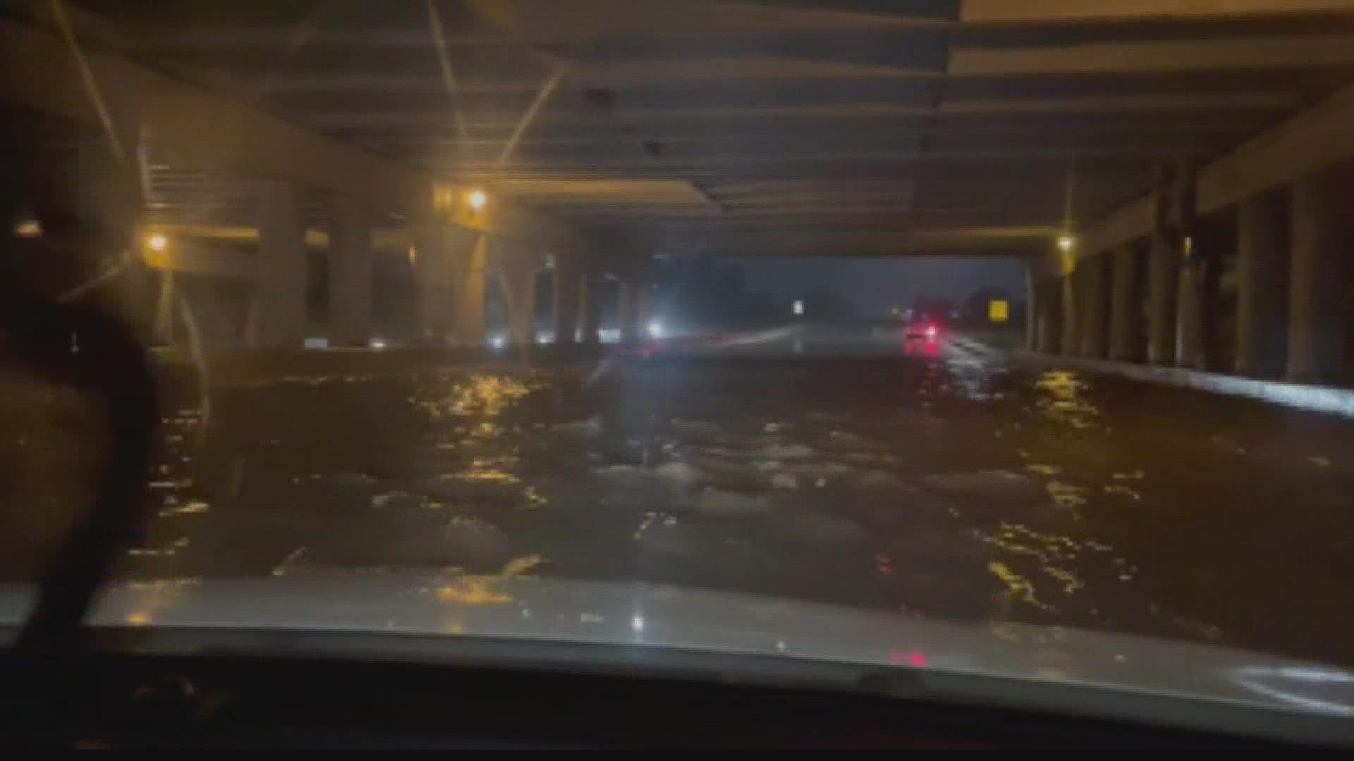 Heavy rain caused flash flooding across the St. Louis area Tuesday morning.