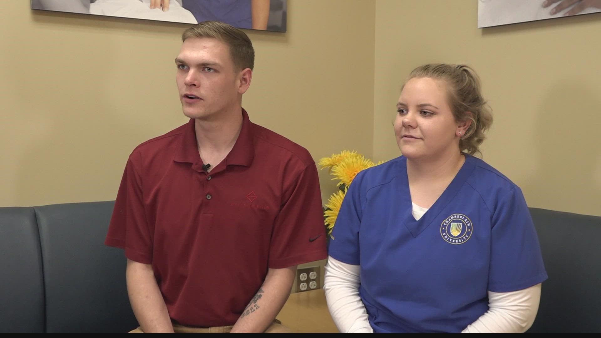 Meet a local scholarship recipient who's going to nursing school with help from "Folds of Honor."