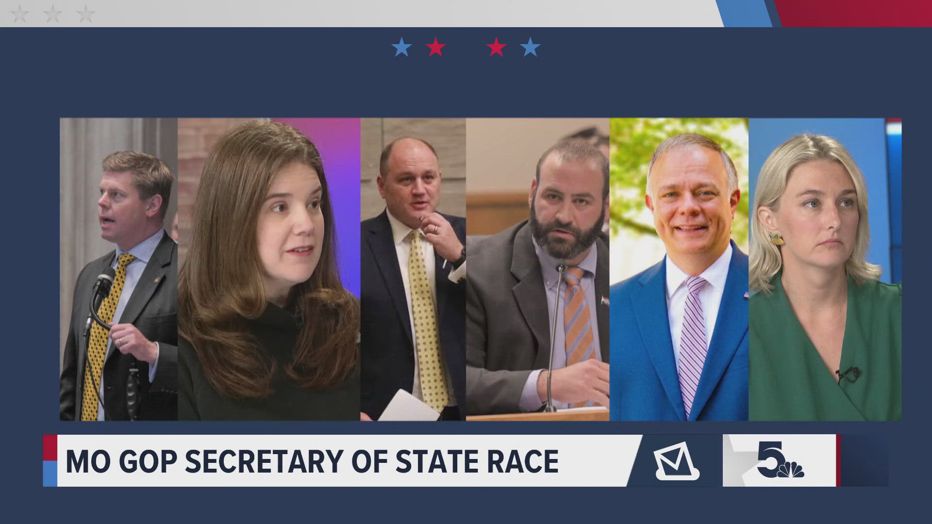 A crowded race in the Republican Secretary of State primary includes Dean Plocher, Mary Elizabeth Coleman, Jamie Corley, and more. The vote ends August 6.