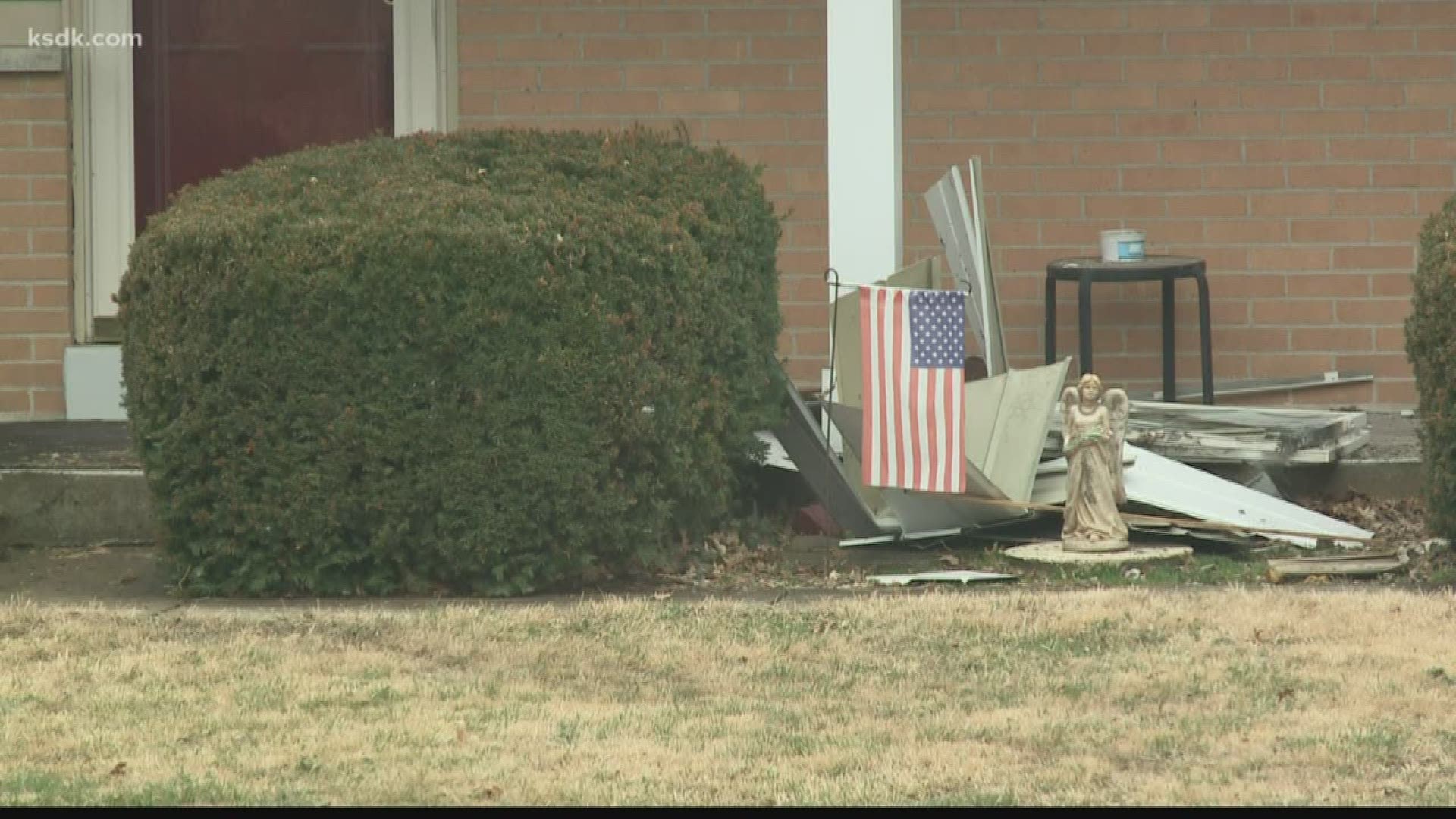 "I just heard a boom," neighbor Justin Koster said. "It didn't rattle my windows but I said, 'That ain't right for a Sunday morning.'"