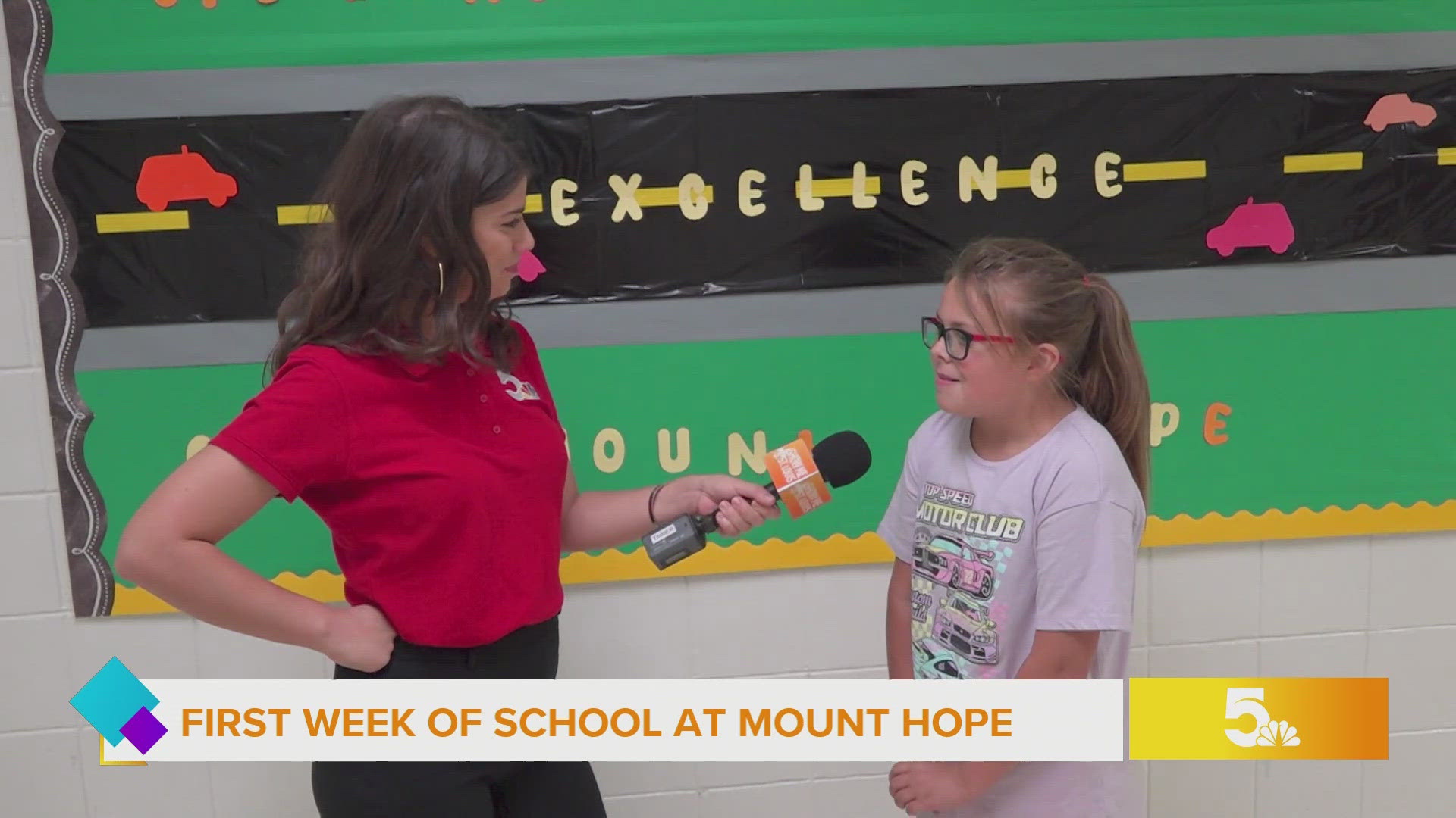 Mary Thaier shares a behind the scenes look at the first week of school at Mount Hope Elementary School