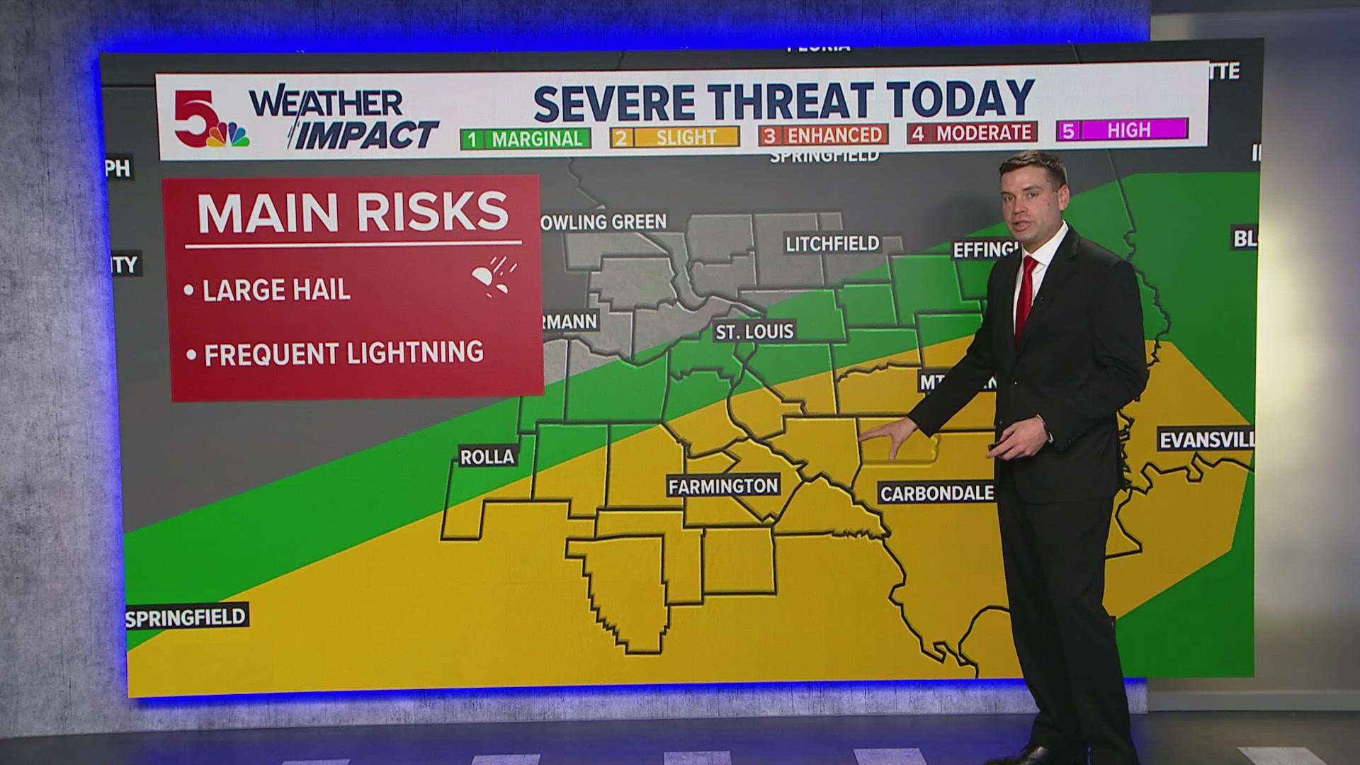 Weather Impact Alert: Mix of rain and snow ending overnight | ksdk.com