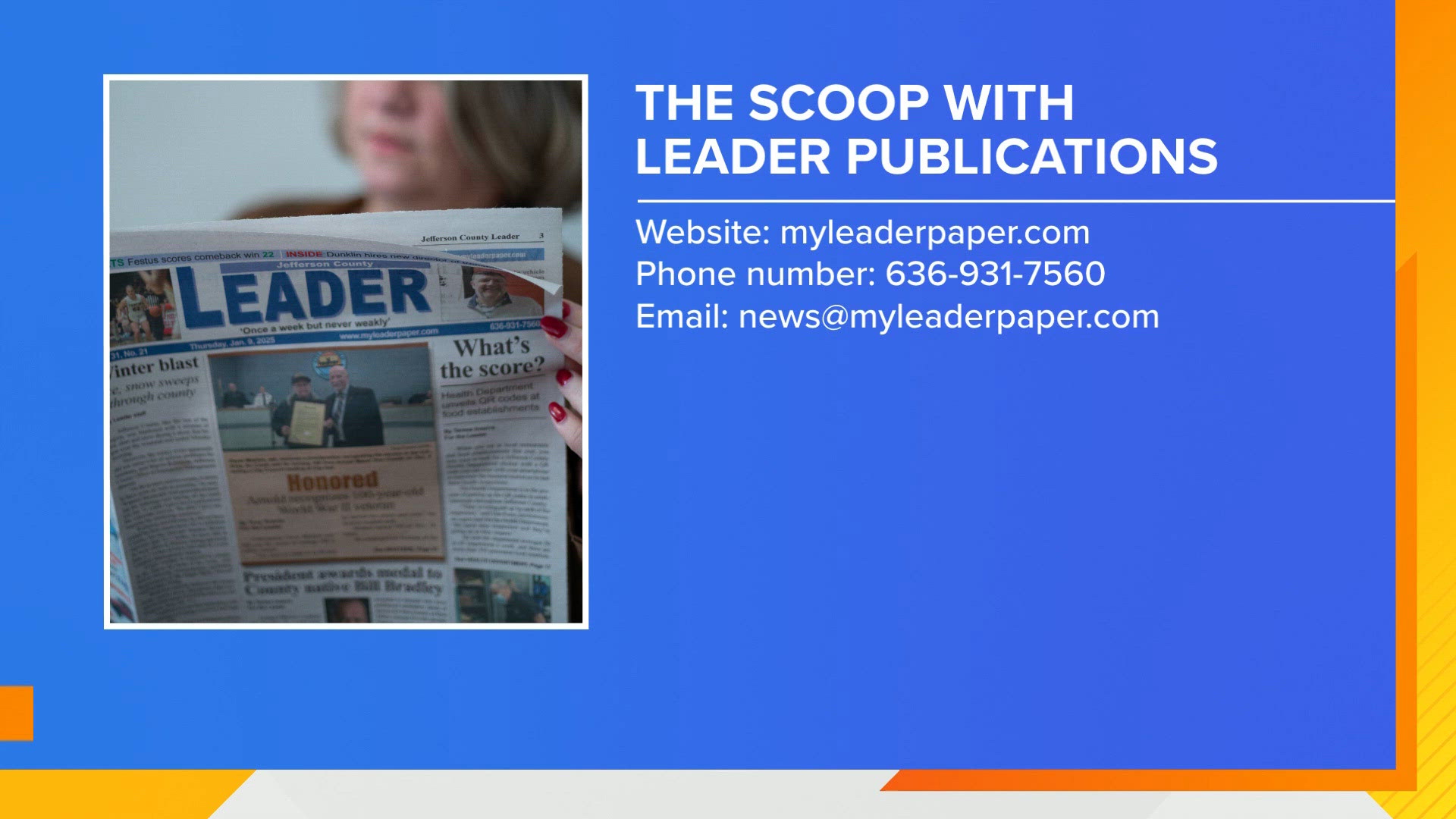 Leader Publications shares The Scoop Week of 8/24/26