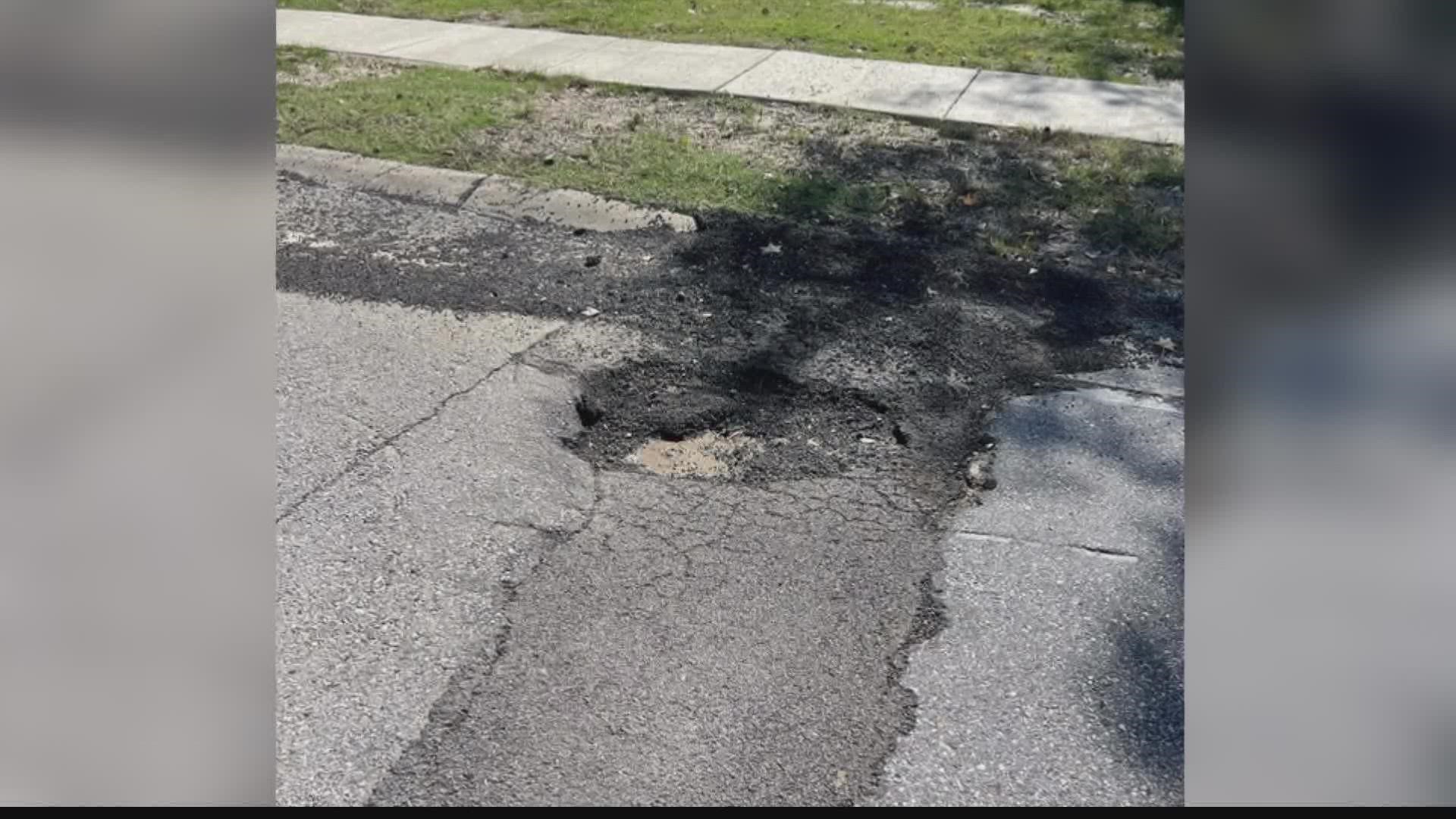 One man in St. Louis County said he is still working to get help with the nearly $1,700 in damage from the pothole.