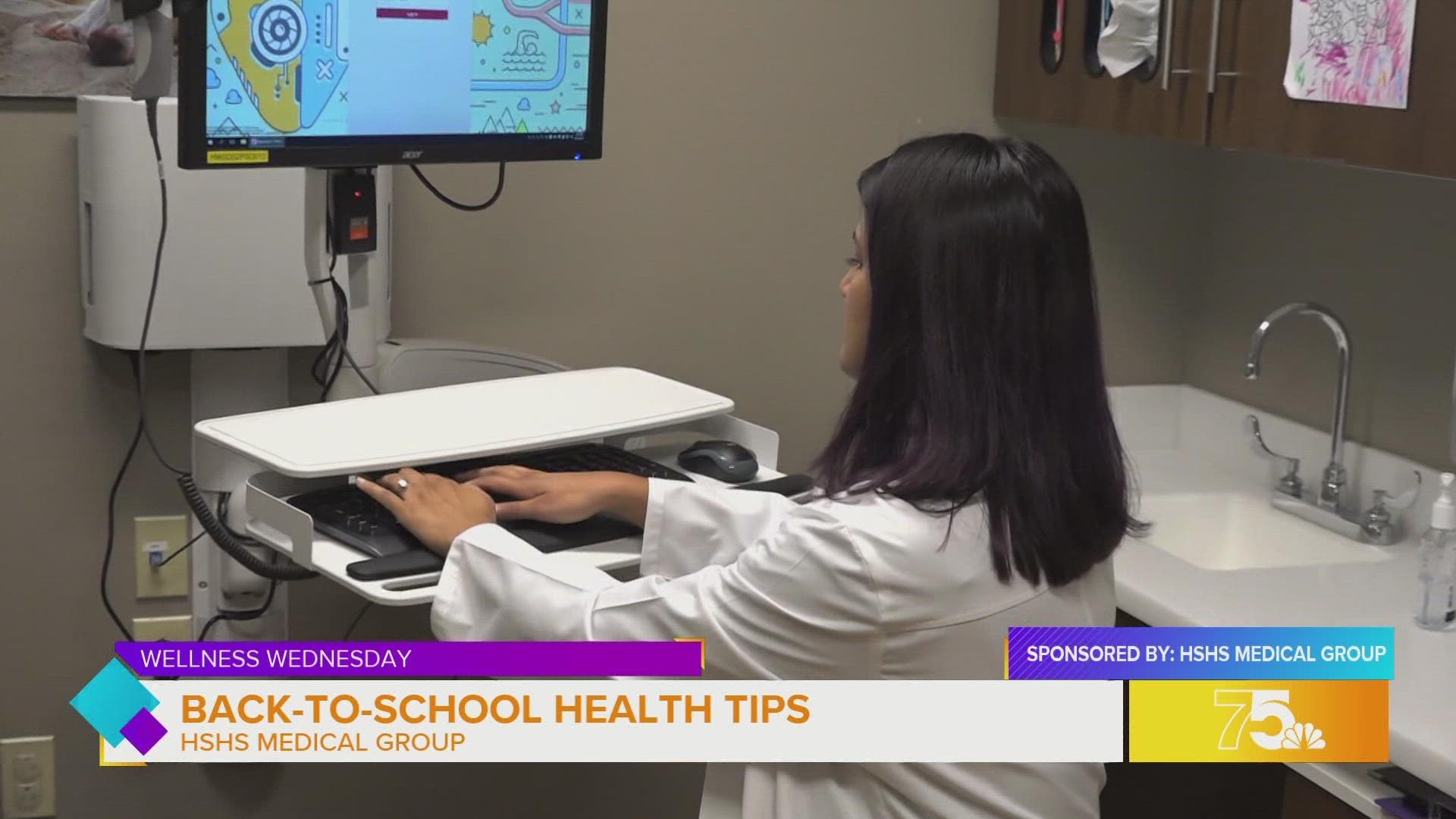 Dr. Saba Bajwa, Pediatrician at HSHS Medical Group shares recommendations for parents with children who are getting into the swing of the school year.