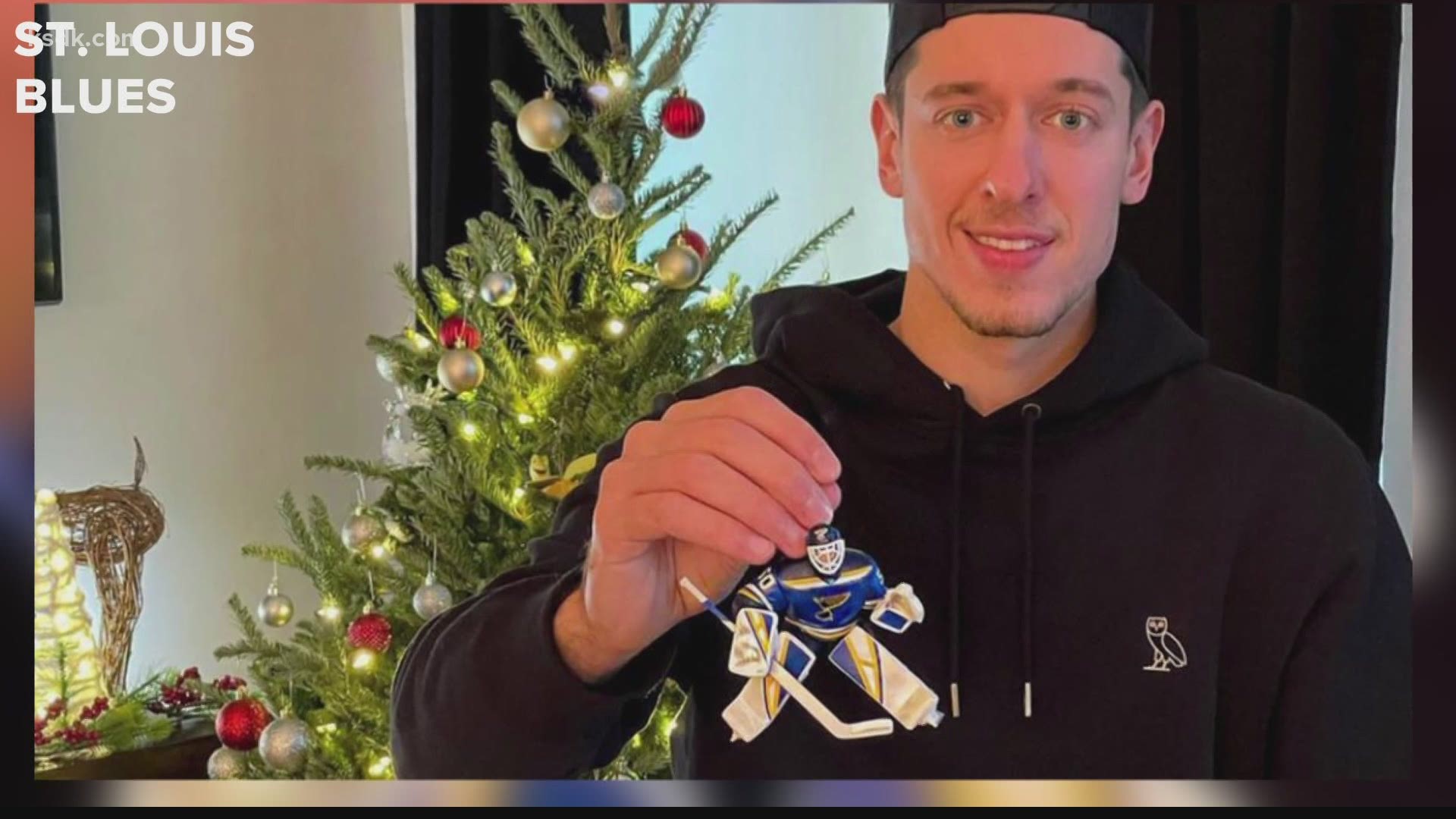It might still be a while until we see Jordan Binnington and the Blues on the ice again, but for now, you can get him in ornament version for your Christmas tree