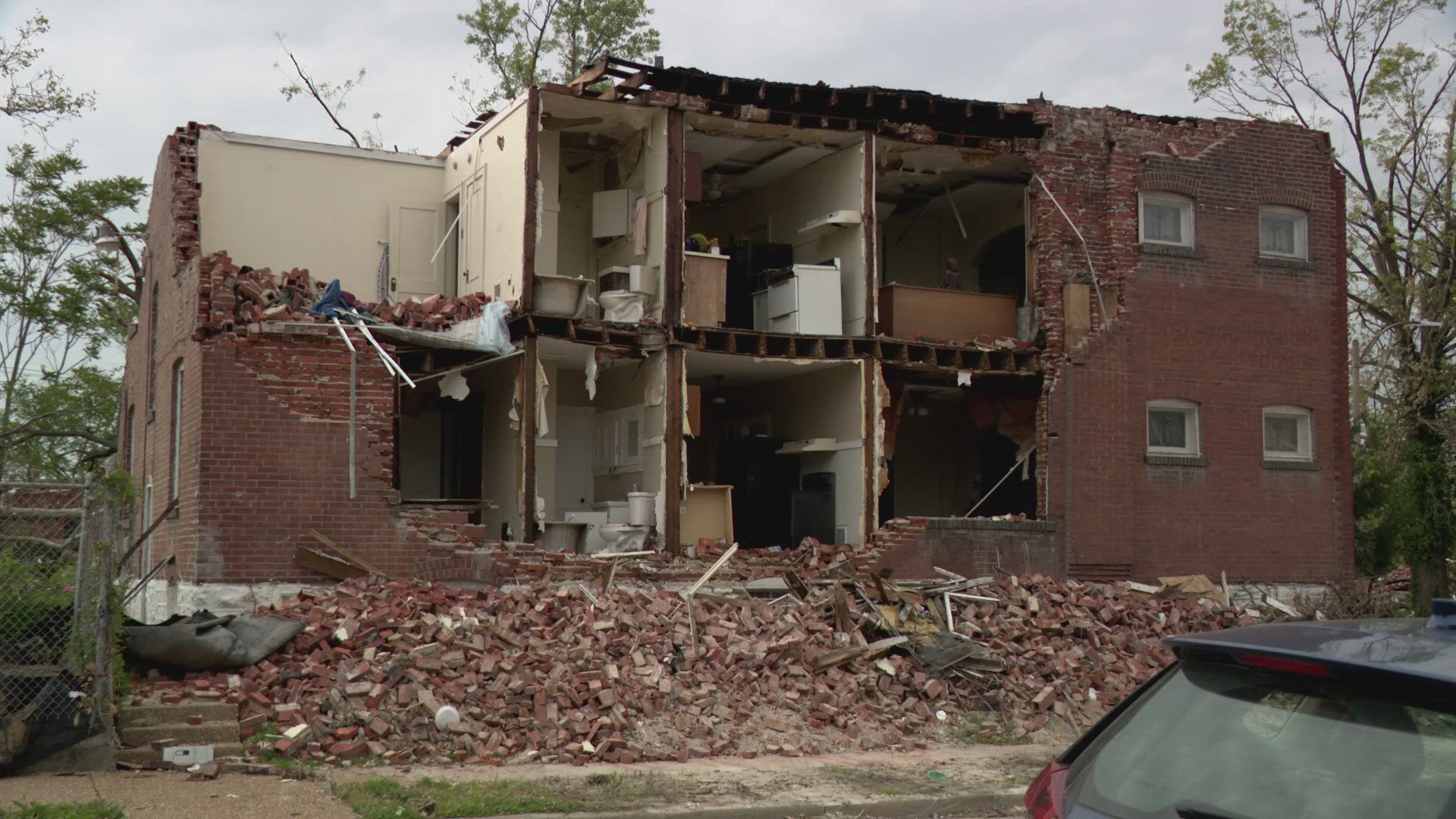 The groups are concerned about some people trying to live in or near their destroyed homes. 