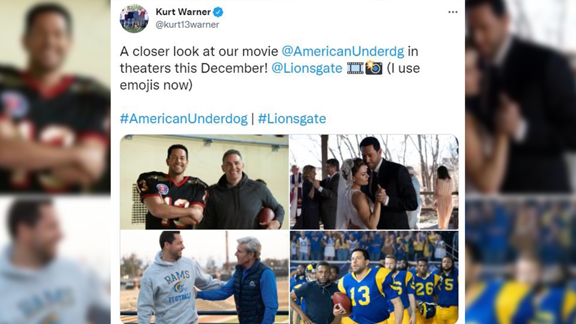 American Underdog' Release Date: Kurt Warner Biopic Set For Christmas Day –  Deadline
