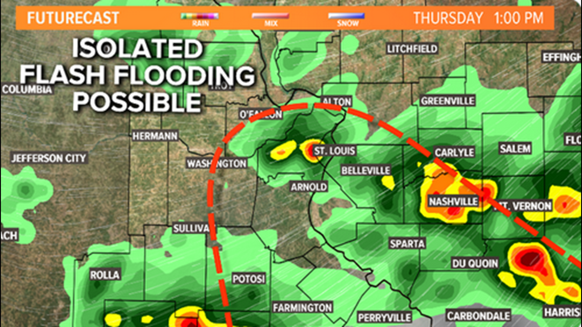 St. Louis weather forecast: Timeline of rain, storms | ksdk.com