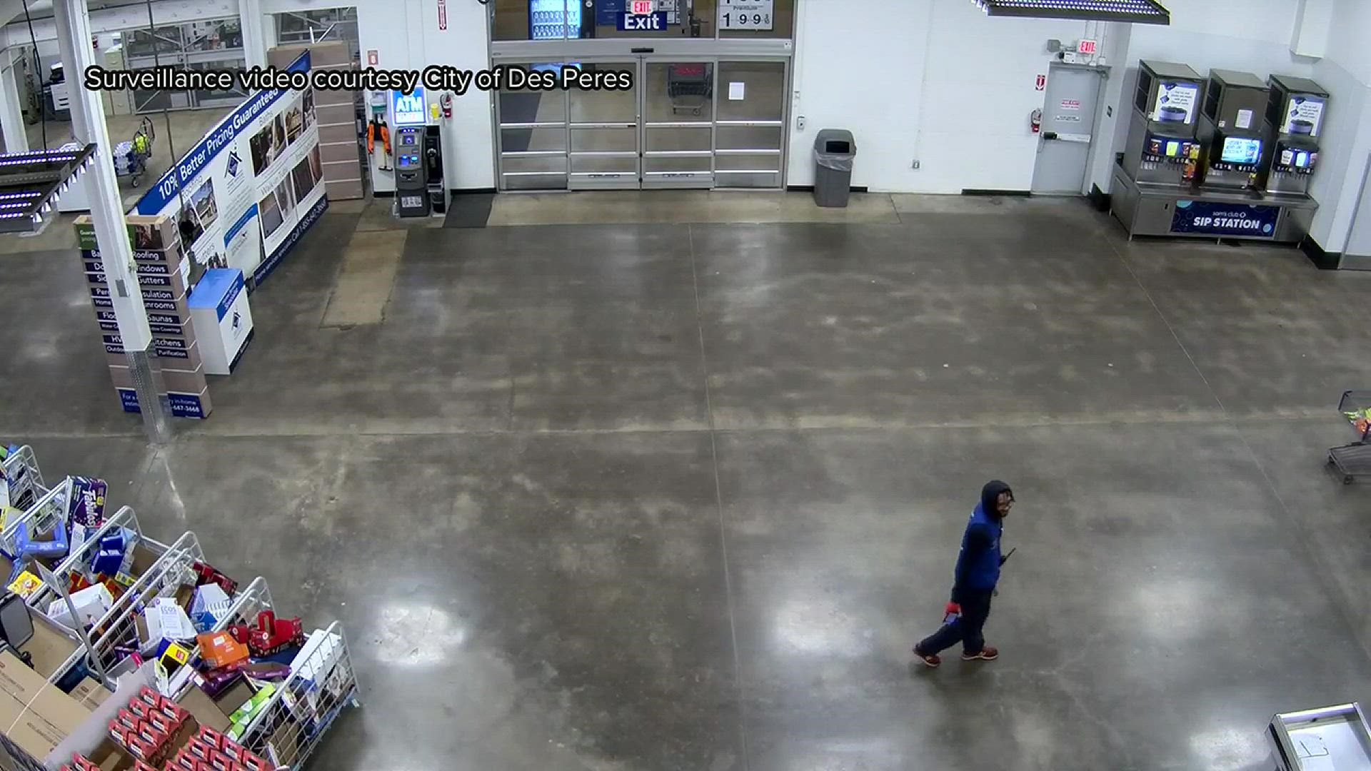 Des Peres City Attorney Chris Graville released surveillance video inside Sam's Club showing the arrest that prompted a lawsuit.