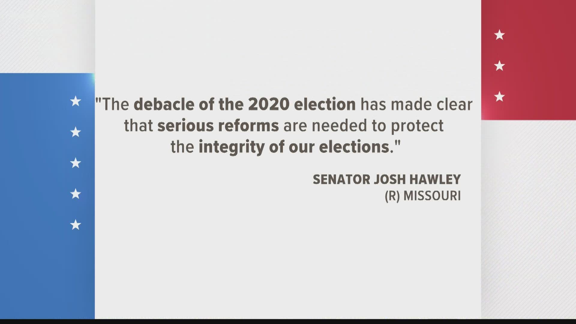 Missouri Senator Josh Hawley introduced this legislation