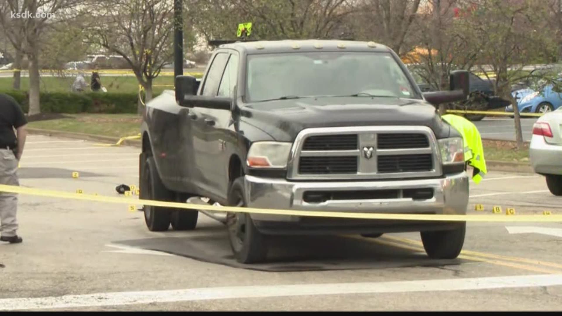 Police responded to an accident in the parking lot in Babbo’s, next to Syberg’s where a man was found dead around 2:35 p.m.