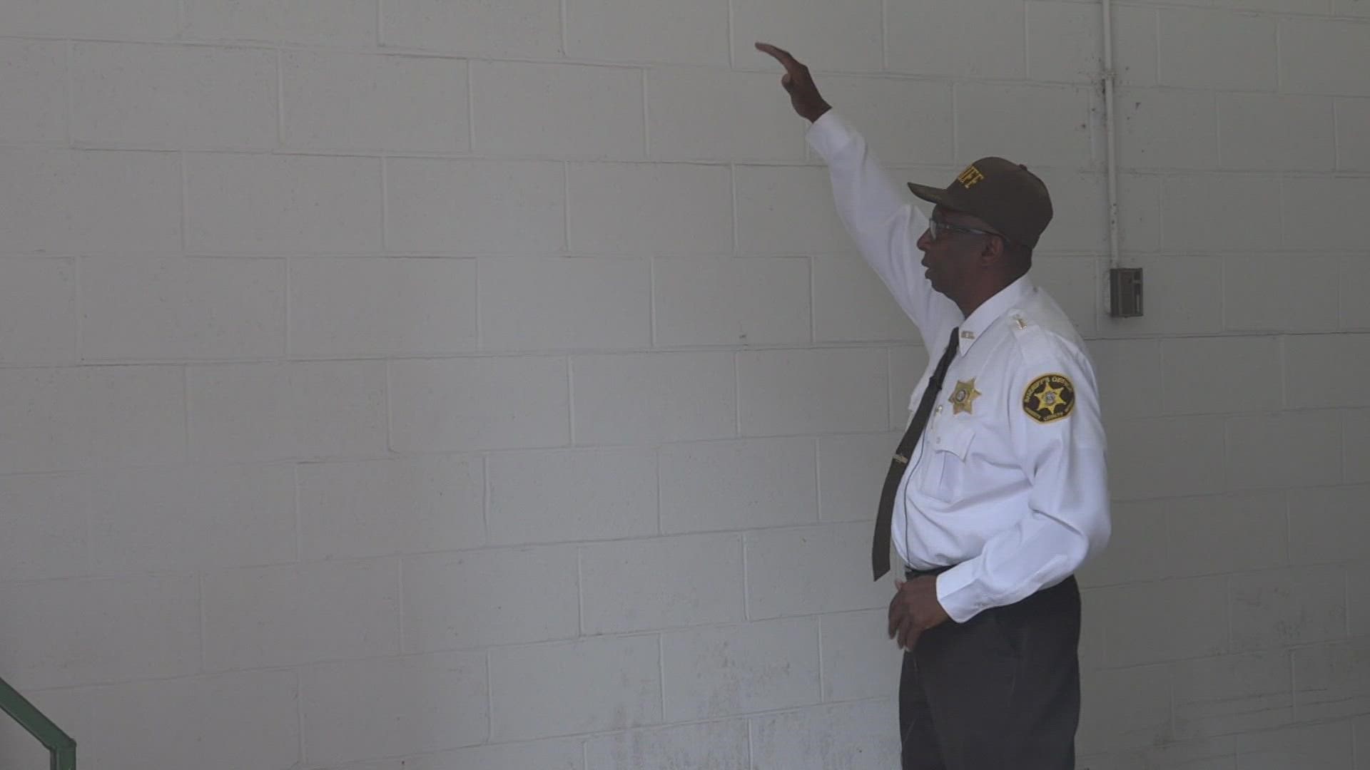 St. Louis City Sheriff Vernon Betts proposed gun lockers in the back of his office for people to safely store their weapons when they come downtown.