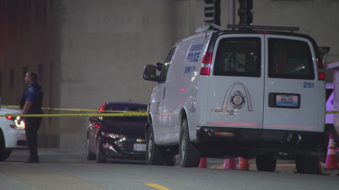 Man killed, person injured in downtown shooting | ksdk.com