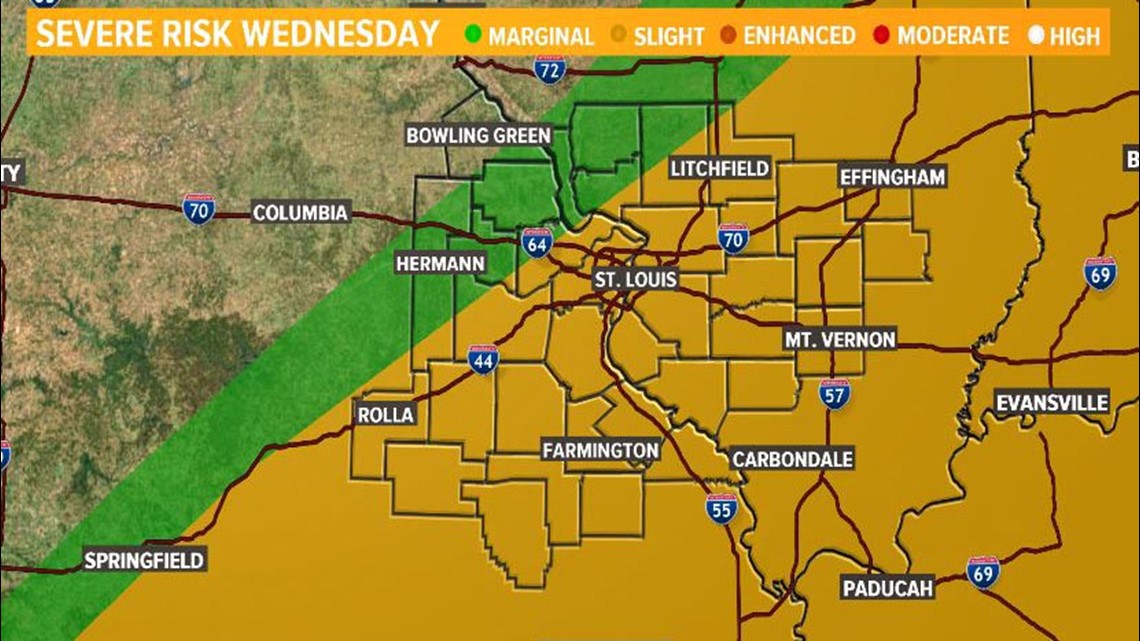 Strong storms expected to move into the St. Louis area Wednesday afternoon | www.cinemas93.org