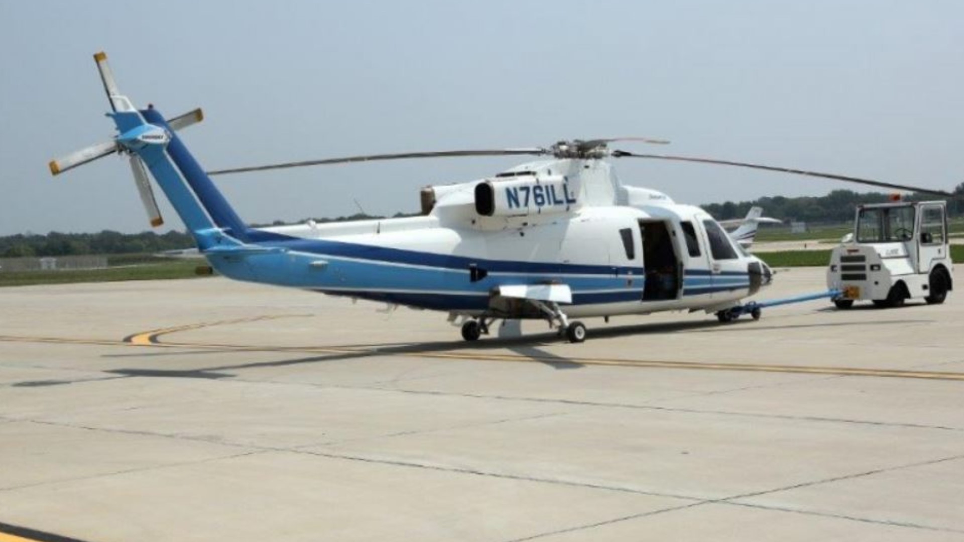 Online records show the helicopter was used by the State of Illinois from 2007 until it was sold in 2015
