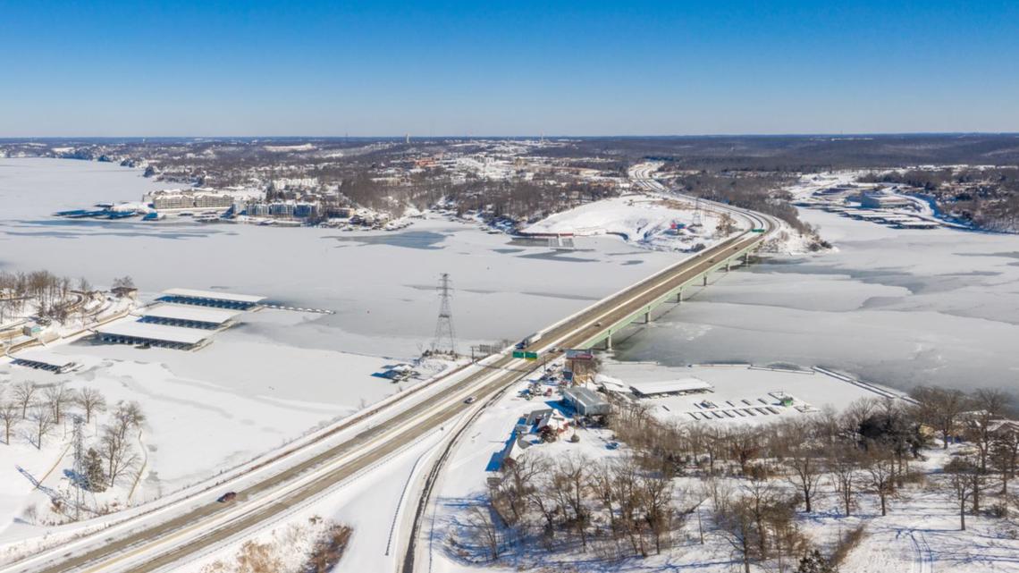 Lake Of The Ozarks Frozen: Pics And Drone Video Of The Icy Lake 