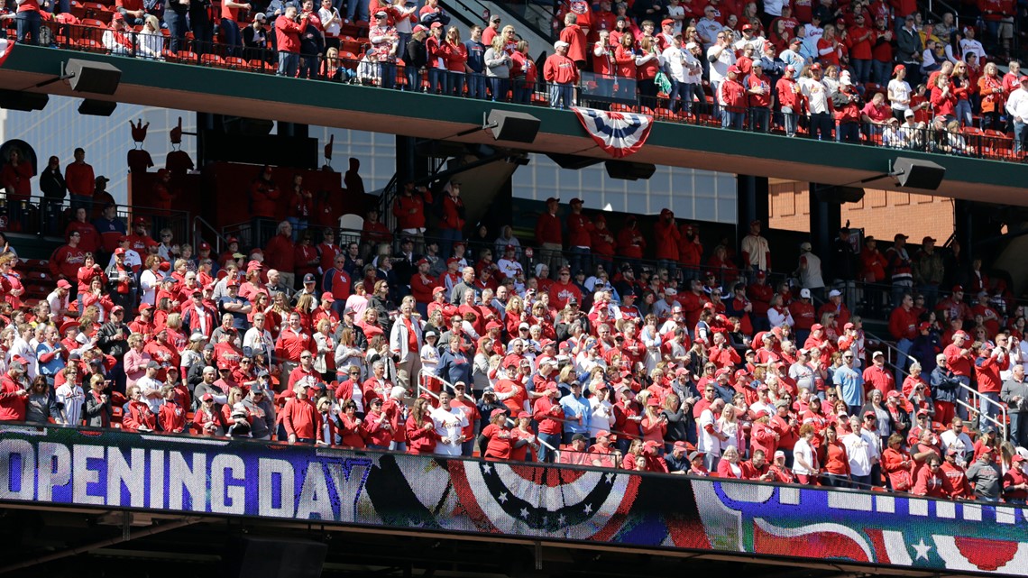 Photos: St. Louis Cardinals fans turn downtown into 'a sea of red' on  Opening Day