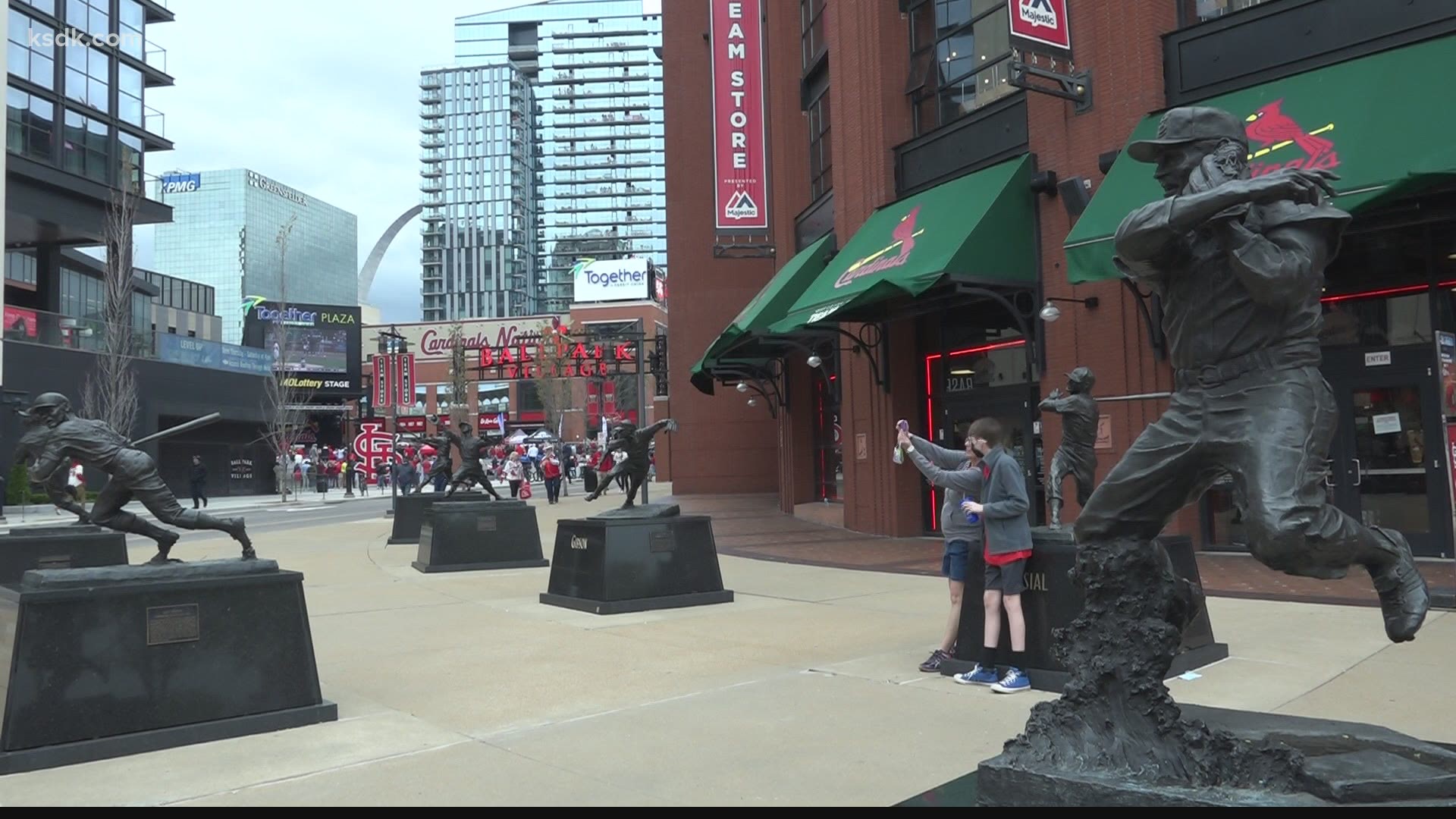 Cardinals fans haven't been in the stands since October 2019. We caught up folks downtown for the home opener about going to Thursday's game.