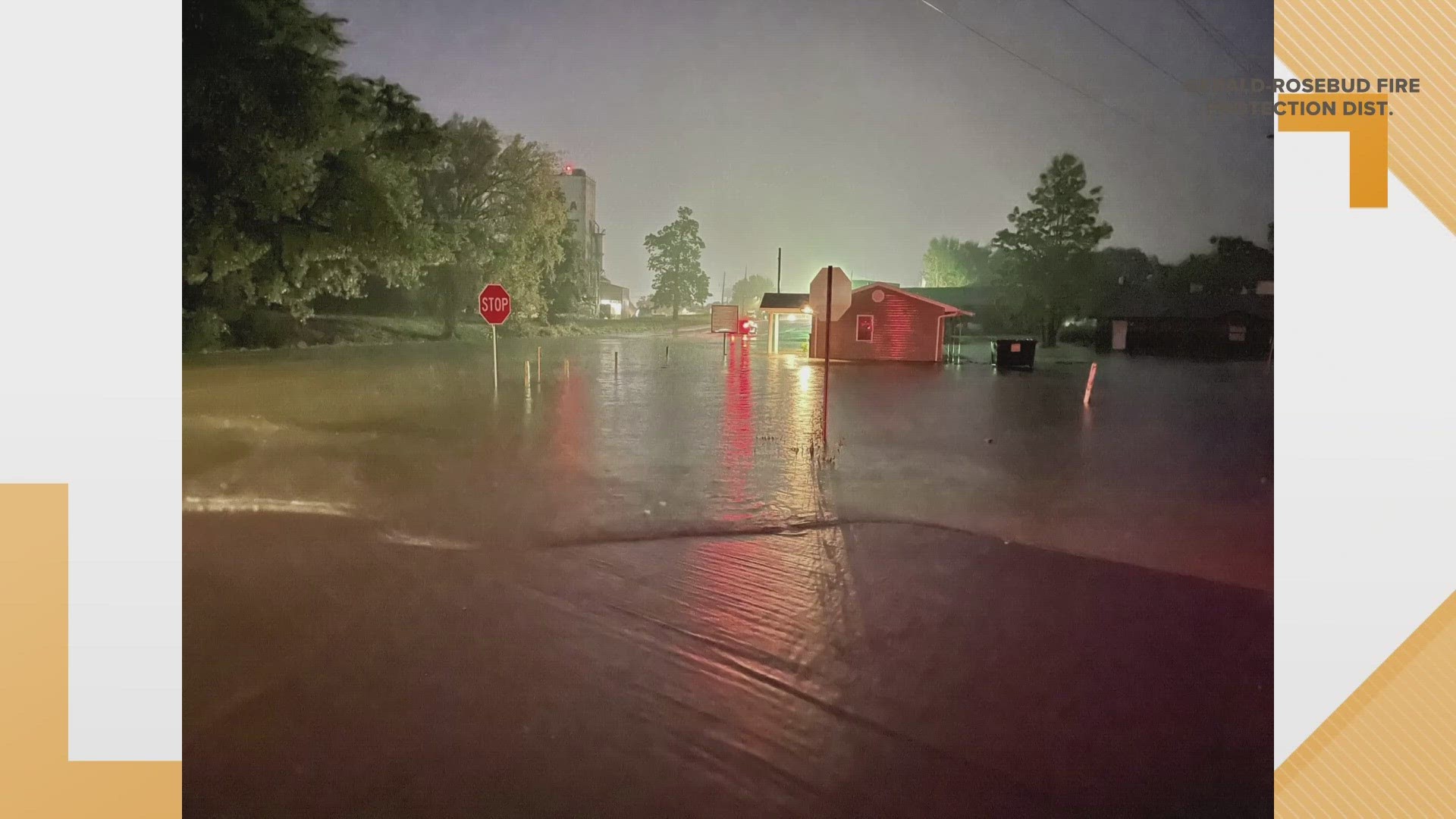 Viewers sent in photos from places like Rosebud, Chesterfield and more. The August 2 and 3 storms dumped heavy rain.