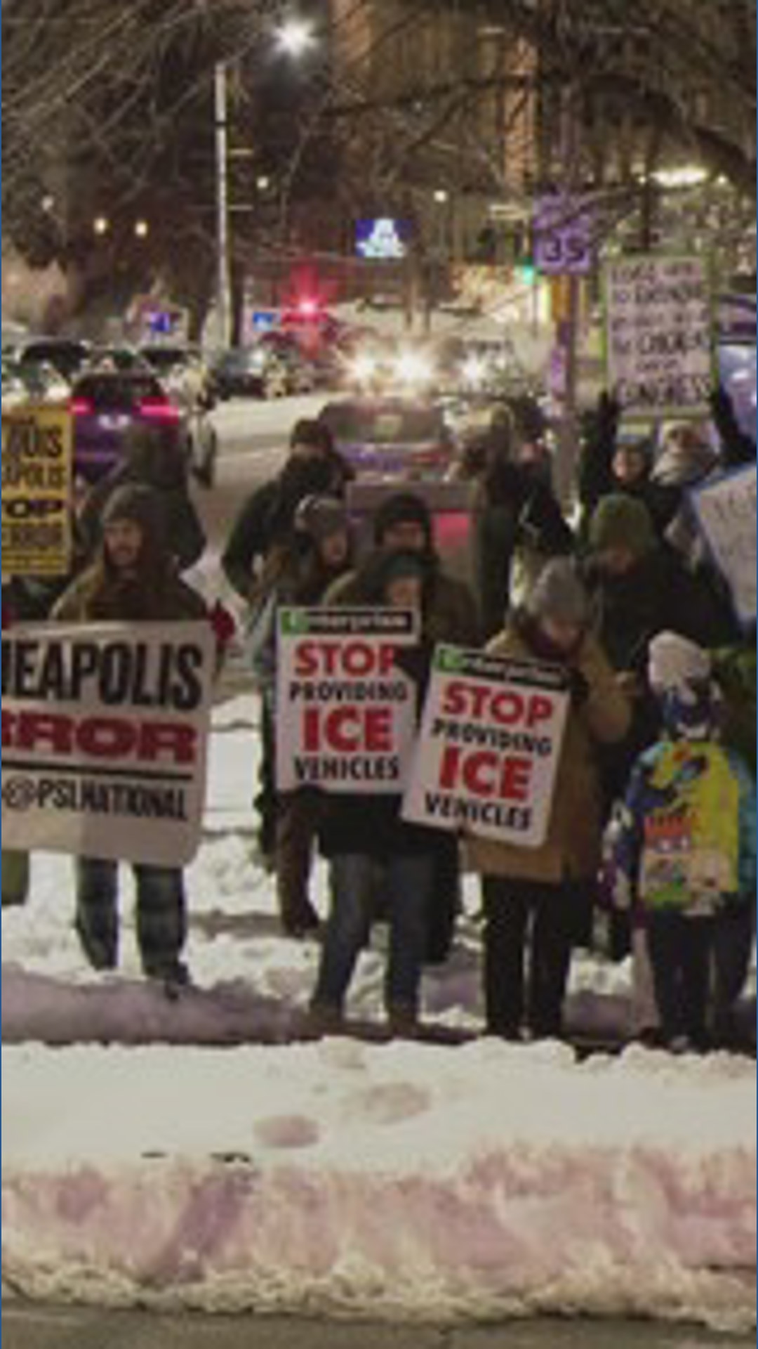 St. Louis protesters brave frigid cold to demand end to ICE crackdown ...
