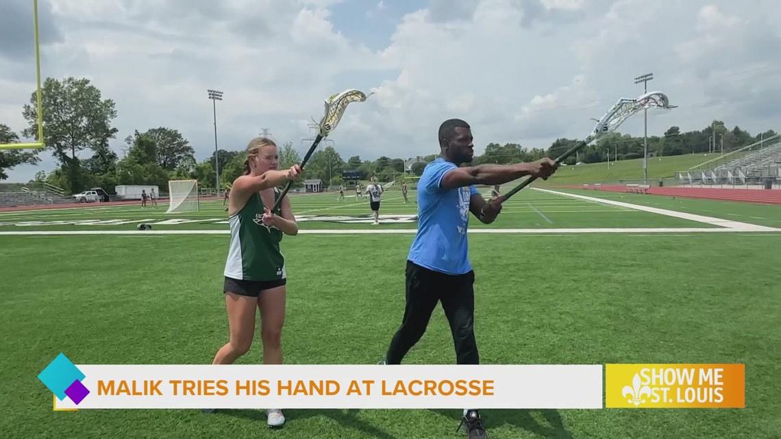 Harder than it Looks Malik tries his hand at Lacrosse with Marquette