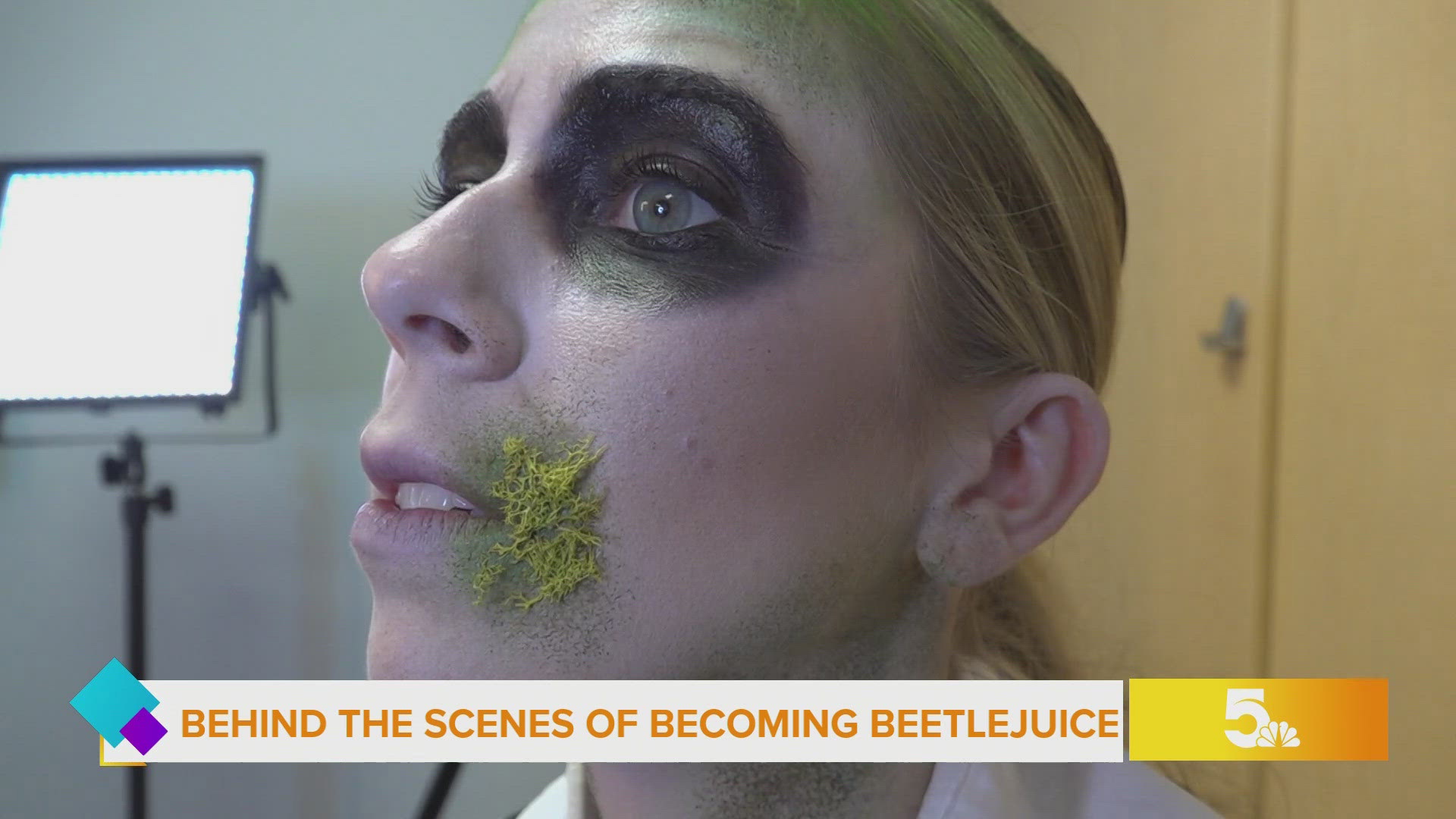 Megan Ingenthron is a renowned make-up artist who's responsible for the Show Me St. Louis 'Beetlejuice Beetlejuice' make-over. 