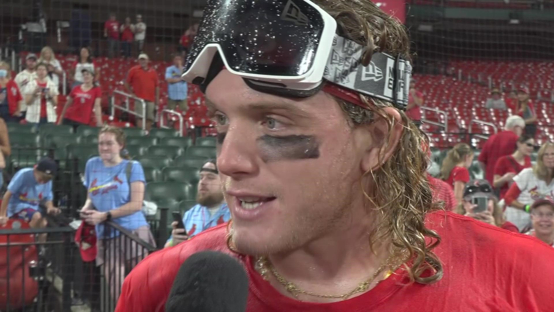 Harrison Bader, one of the hottest Cardinals during the streak, compared earning the chance to play in the postseason to eating the first bite of a really good steak
