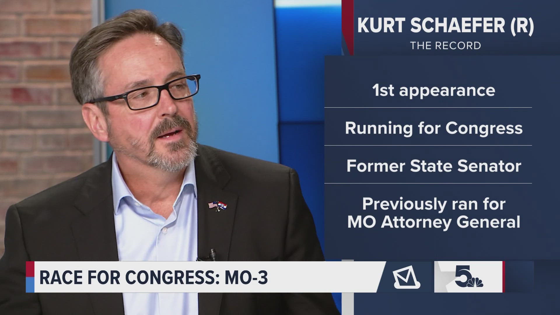 Kurt Schaefer is running for U.S. House in Missouri's Third Congressional District. The Republican sits with Mark Maxwell on The Record.