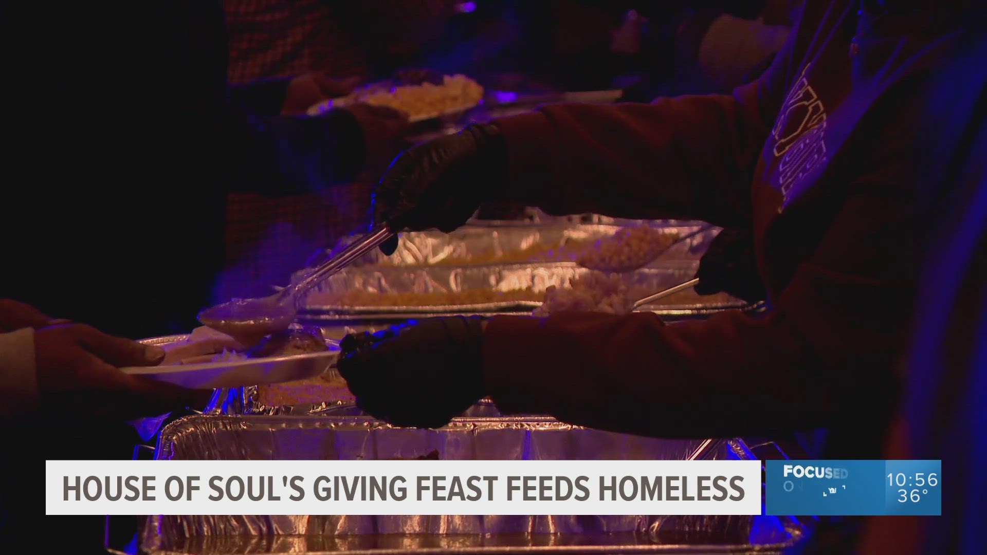 One Thanksgiving dinner came with more than just a meal. Inside the House of Soul on Thursday, people in need left with their spirits refreshed.