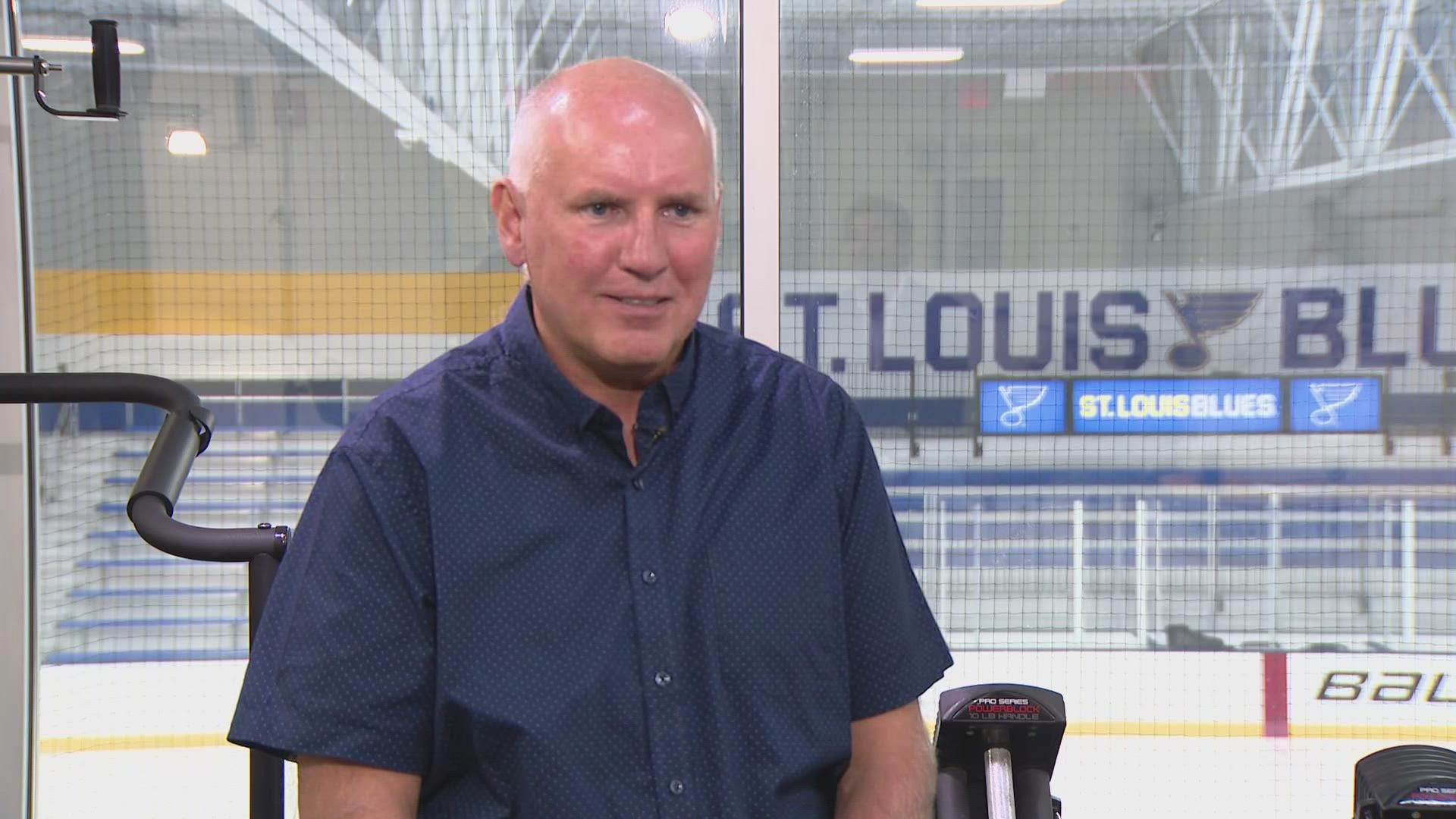 Armstrong leads the Blues into another season with high expectations. Here's what he had to tell our Frank Cusumano ahead of the 2022 season.