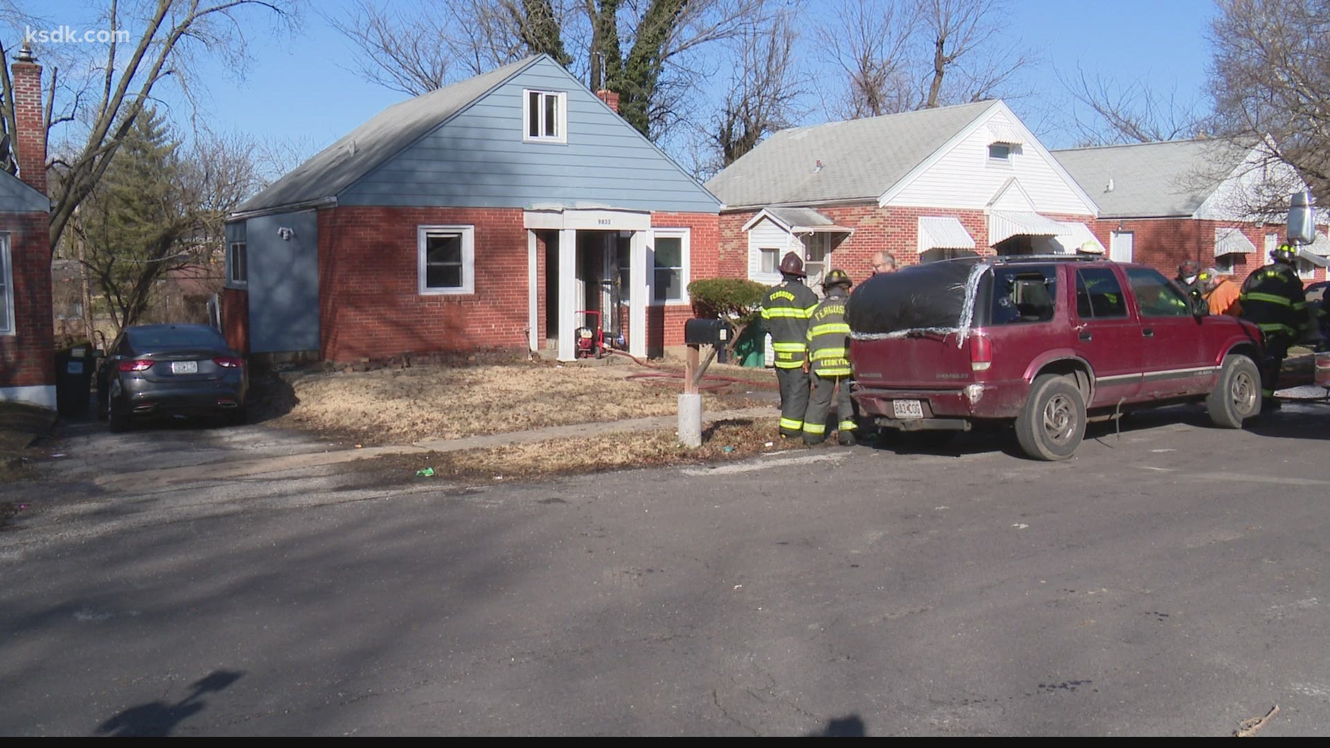 Firefighters said the fire started in the kitchen