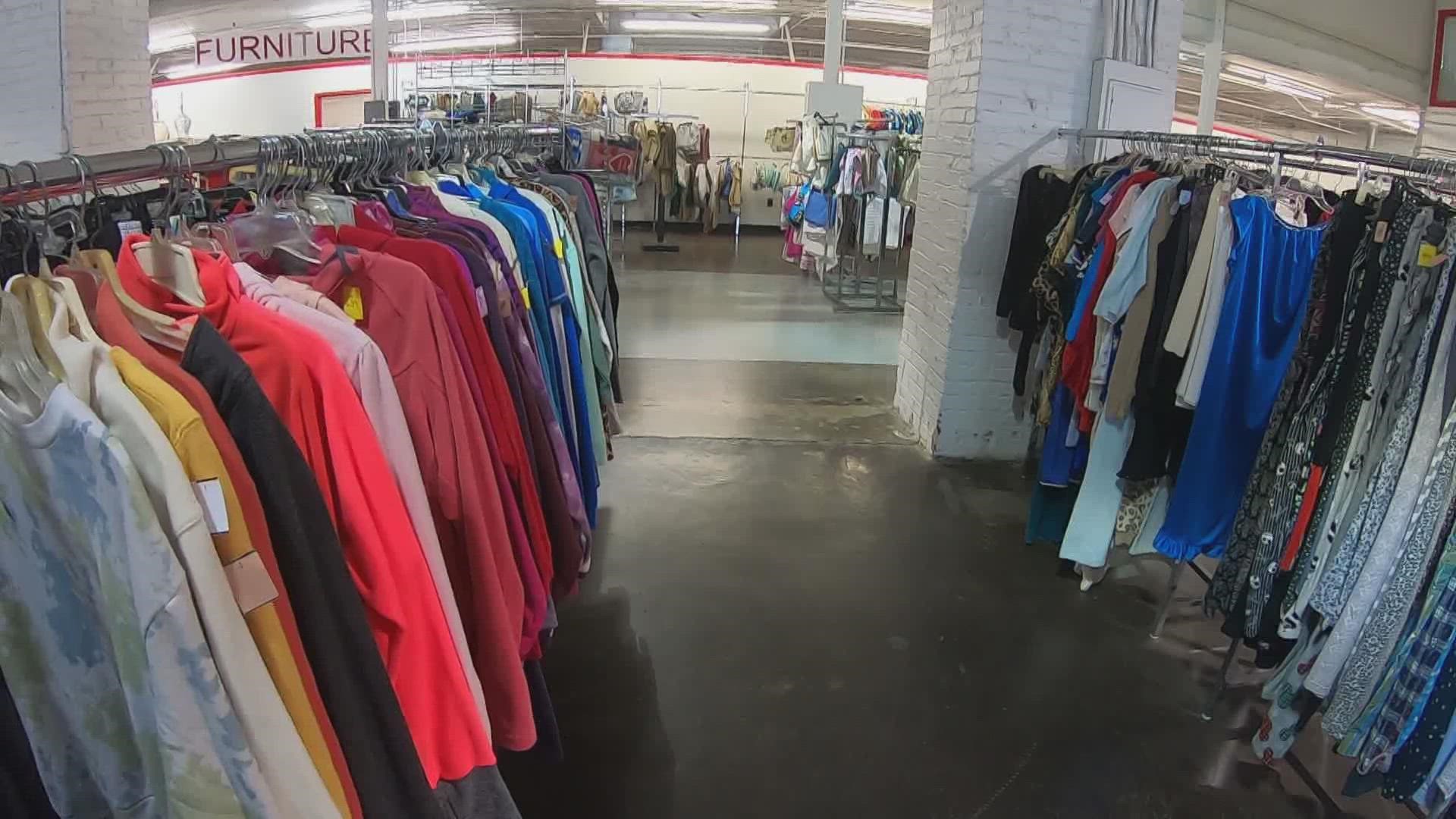 Thrift store shops are seeing a big boom right now thanks to inflation. Experts say the average person saves close to $1,800 a year just by buying secondhand.