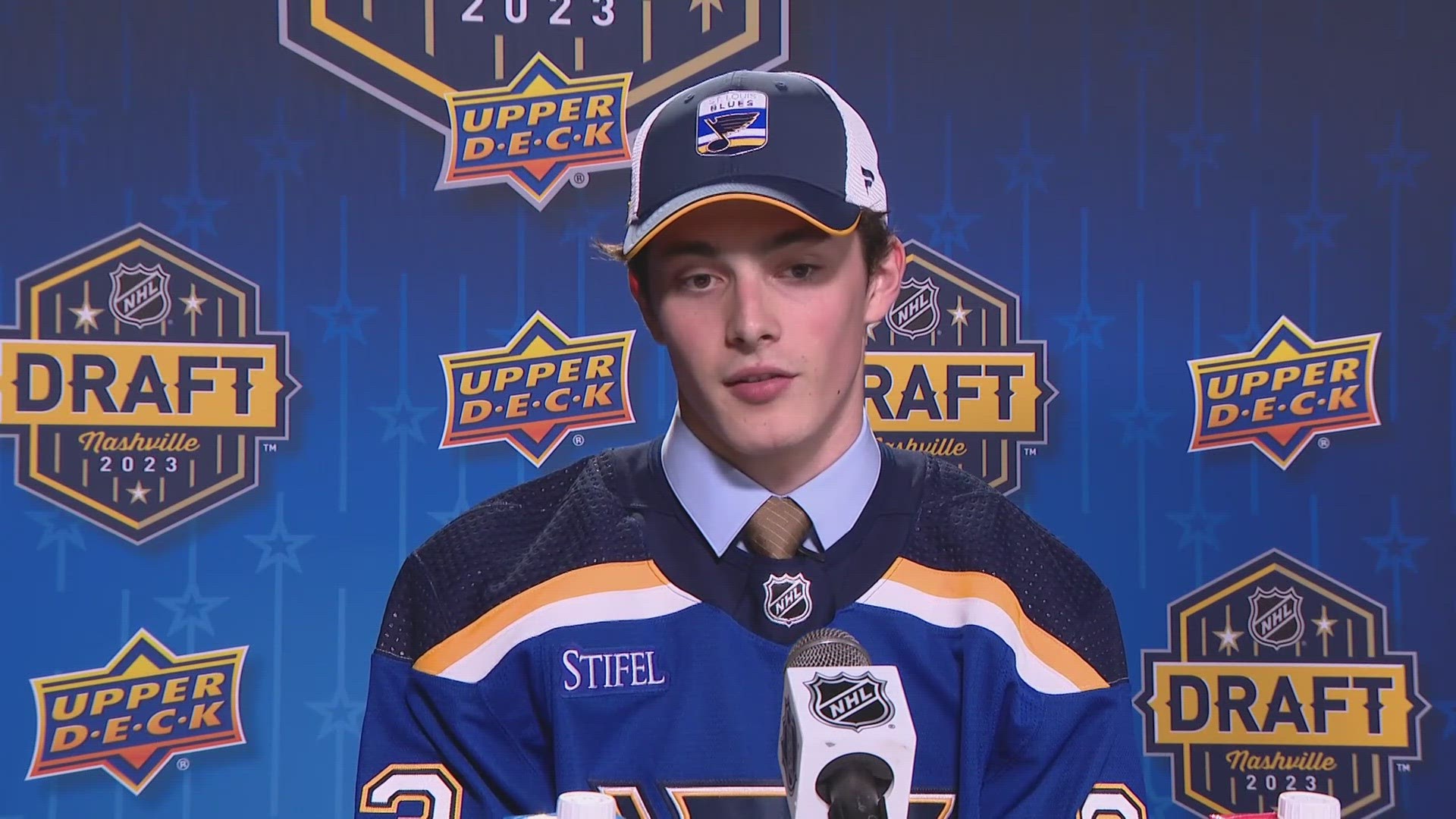Here's who the St. Louis Blues selected in the 2023 NHL Draft. The 2023 NHL Draft kicked off Wednesday evening in Nashville, Tennessee.