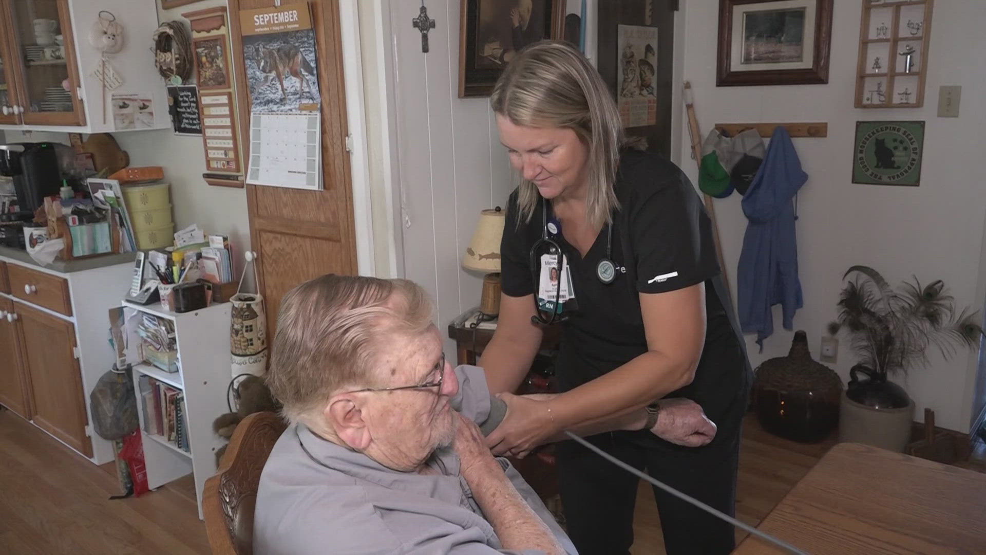 Doctors and nurses in the Mercy hospital system have helped more than 300 patients at their own home.