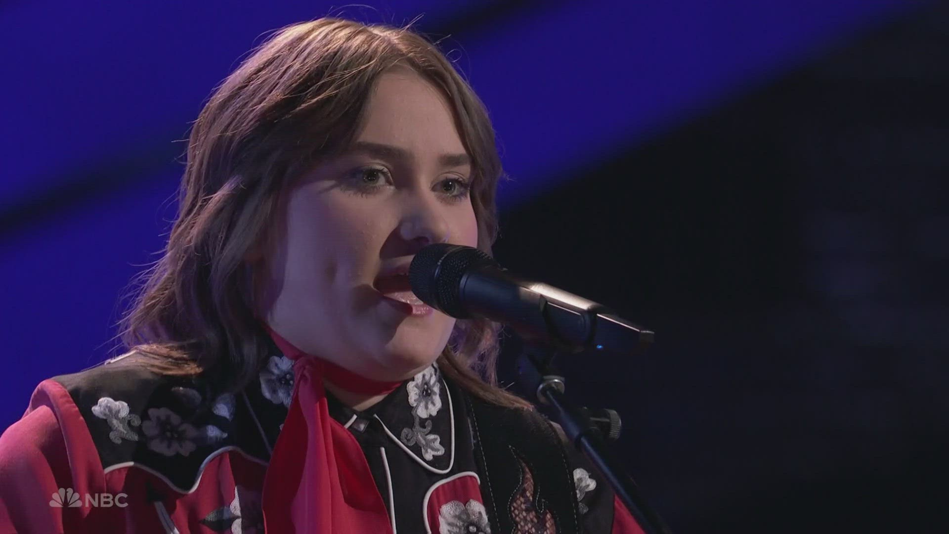 A local from Missouri, Ruby Leigh, got to perform for the judges on Tuesday as the blind auditions continued. The teen's yodeling skills turned all four chairs.