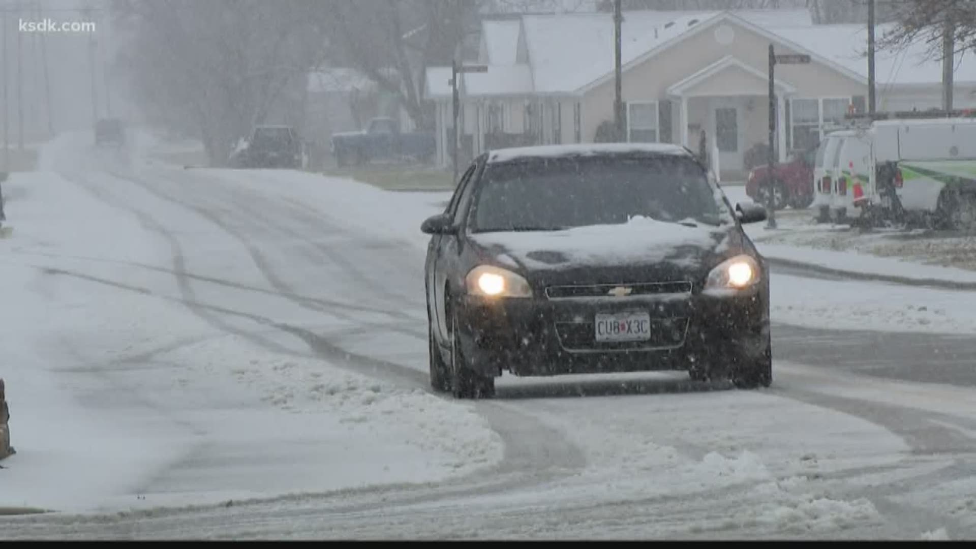 On Wednesday night, the roads were just wet, but MoDOT is not letting its guard down.