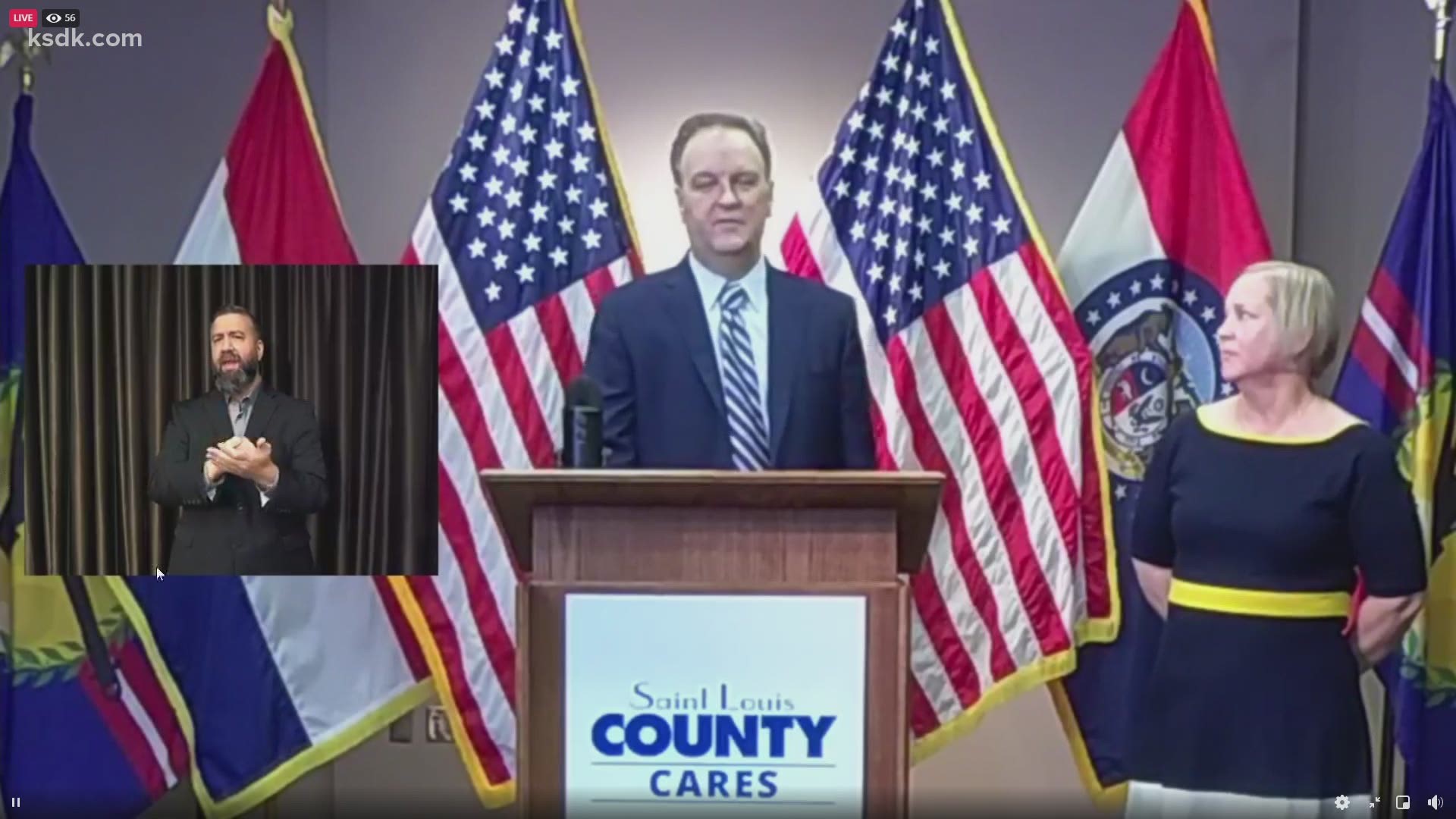 County Executive Sam Page announced the partnership during a briefing Wednesday