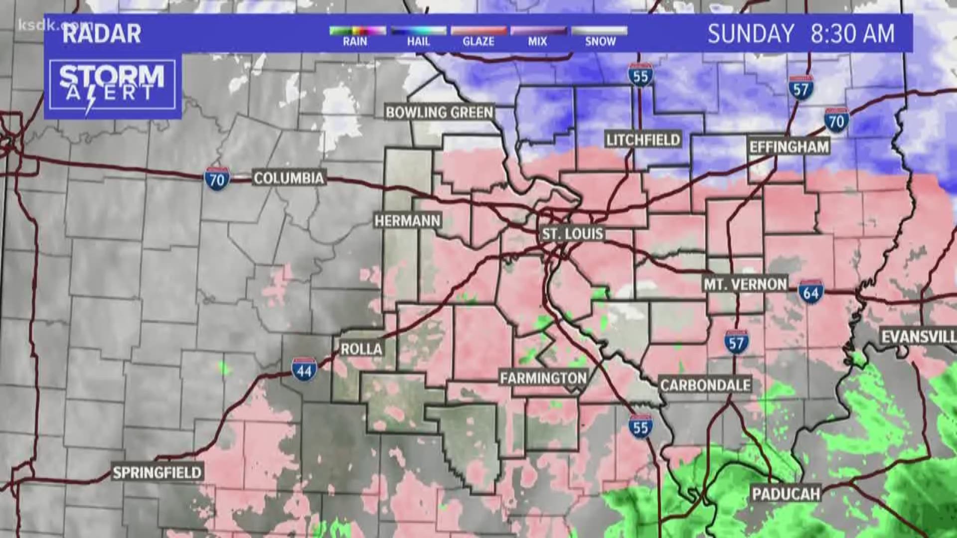 Snow, sleet and freezing rain will make roads slick through midday