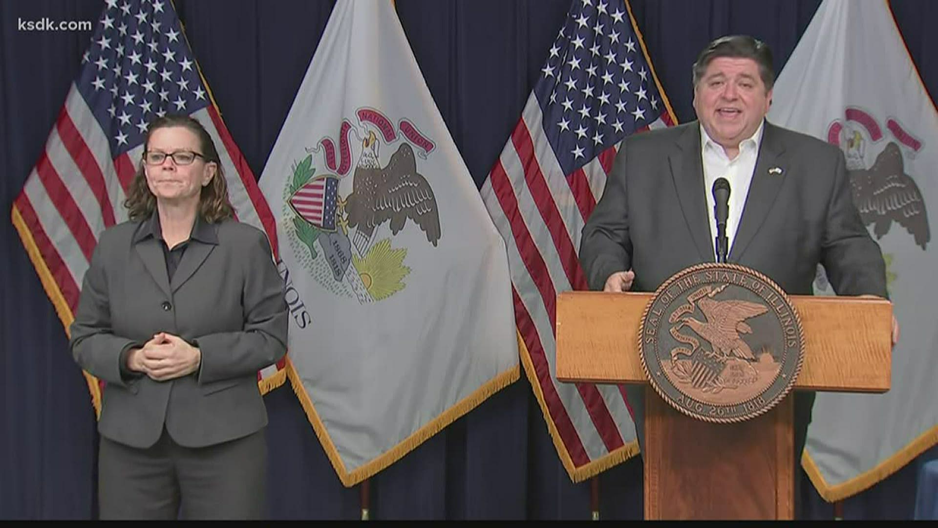 Pritzker said Sunday's numbers could be a sign that the cure could be bending in Illinois.