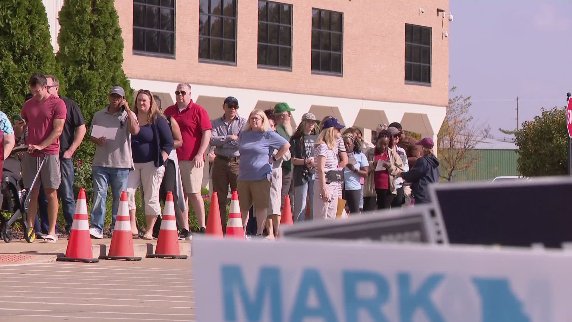 Election directors in St. Charles and St. Louis Counties are trying to keep up with the demand for early voting. There's already been a record turnout in Missouri.