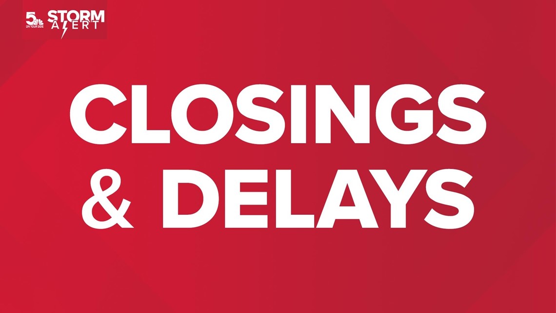 School, business closings and delays rolling in