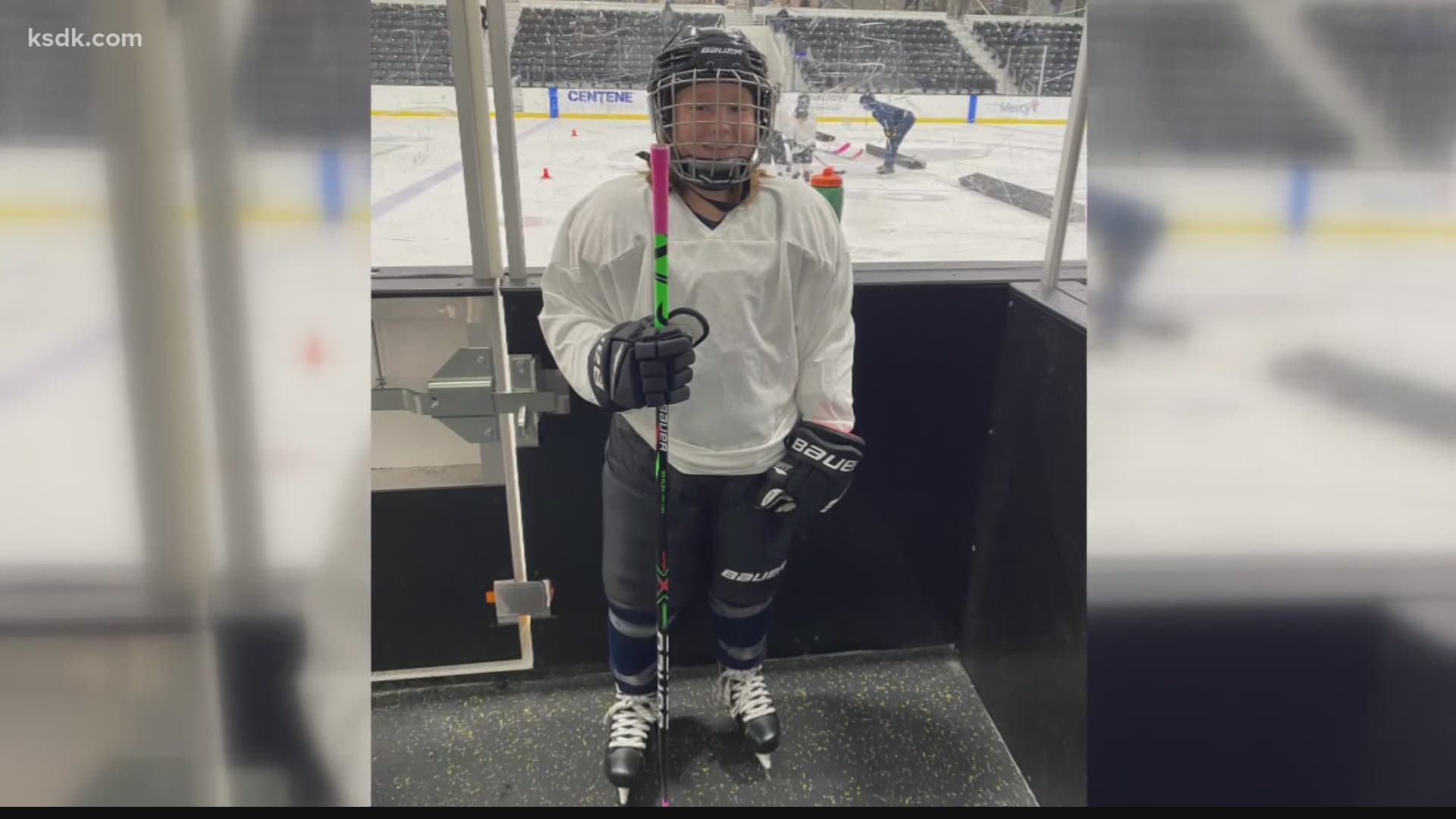 Laila Anderson was the Blues' inspiration on their way to a Stanley Cup. Now, she's hitting the ice herself.